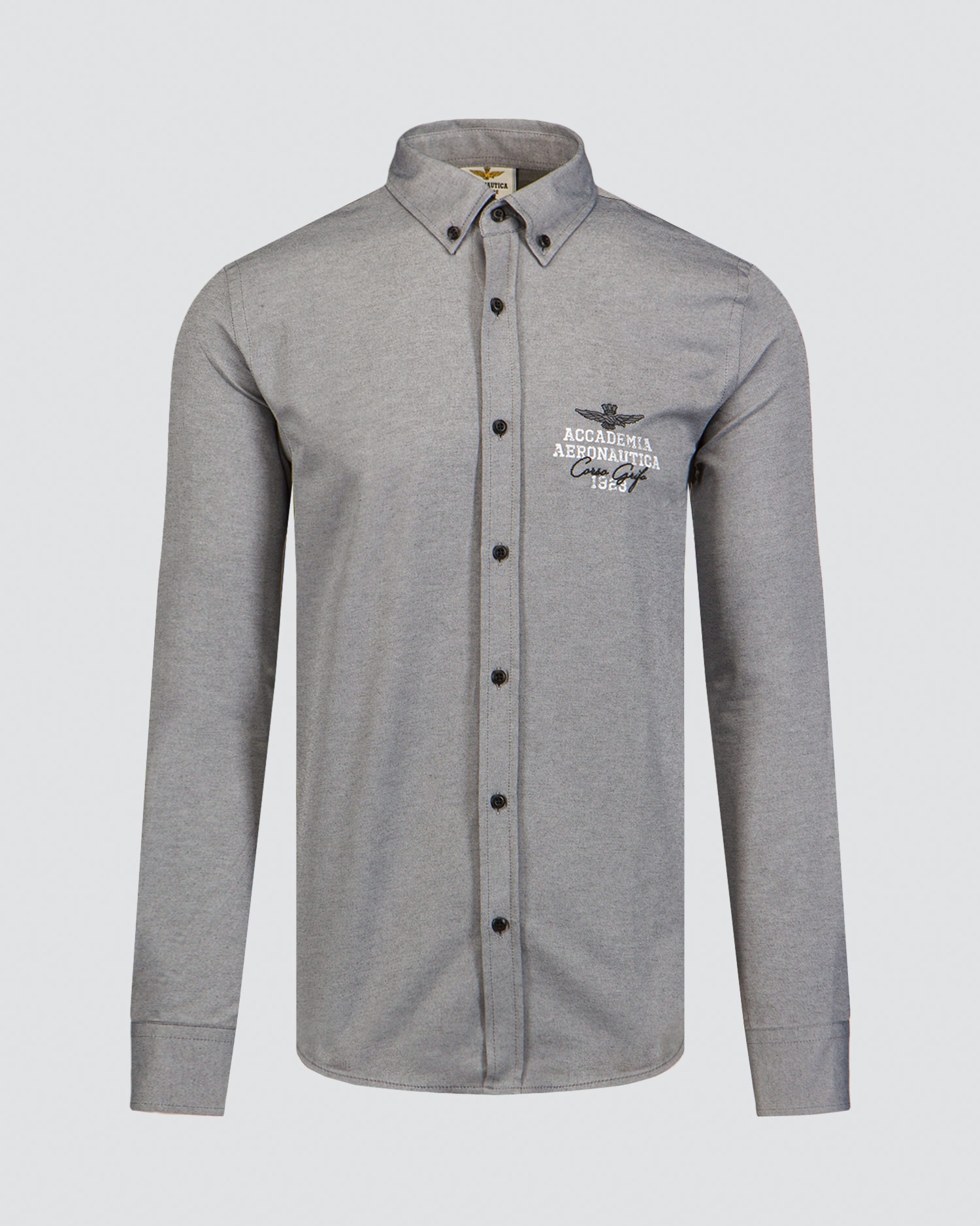 Šedá pánská košile Aeronautica Militare