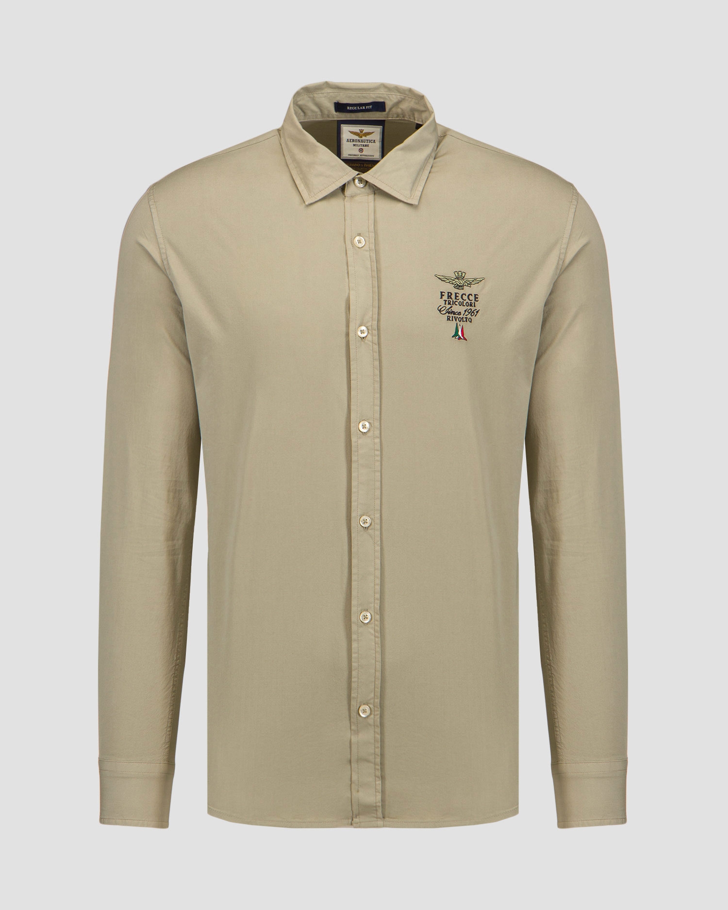 Zelená pánská košile Aeronautica Militare