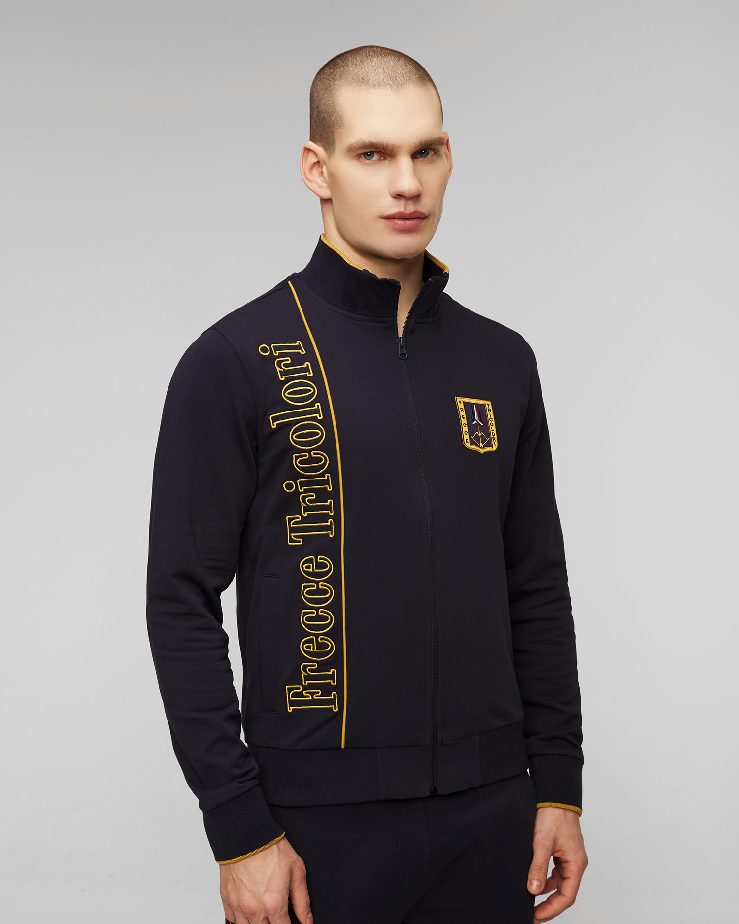 Tmavě modrá pánská mikina Aeronautica Militare