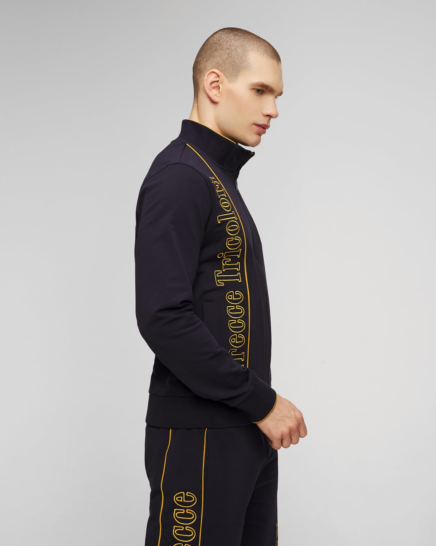 Tmavě modrá pánská mikina Aeronautica Militare