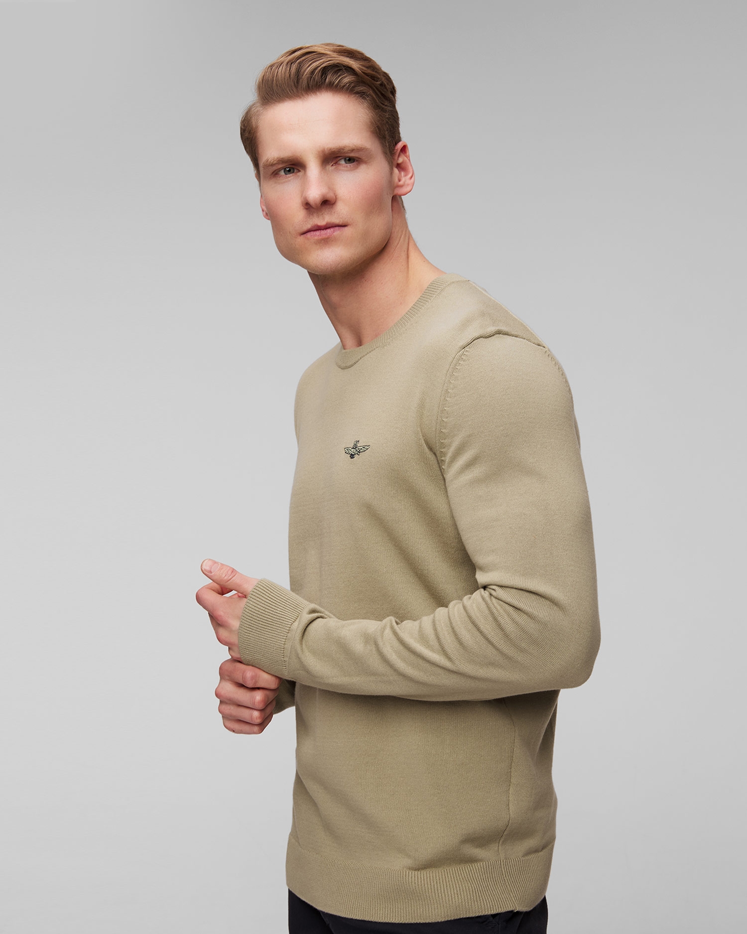 Zelený pánský svetr Aeronautica Militare