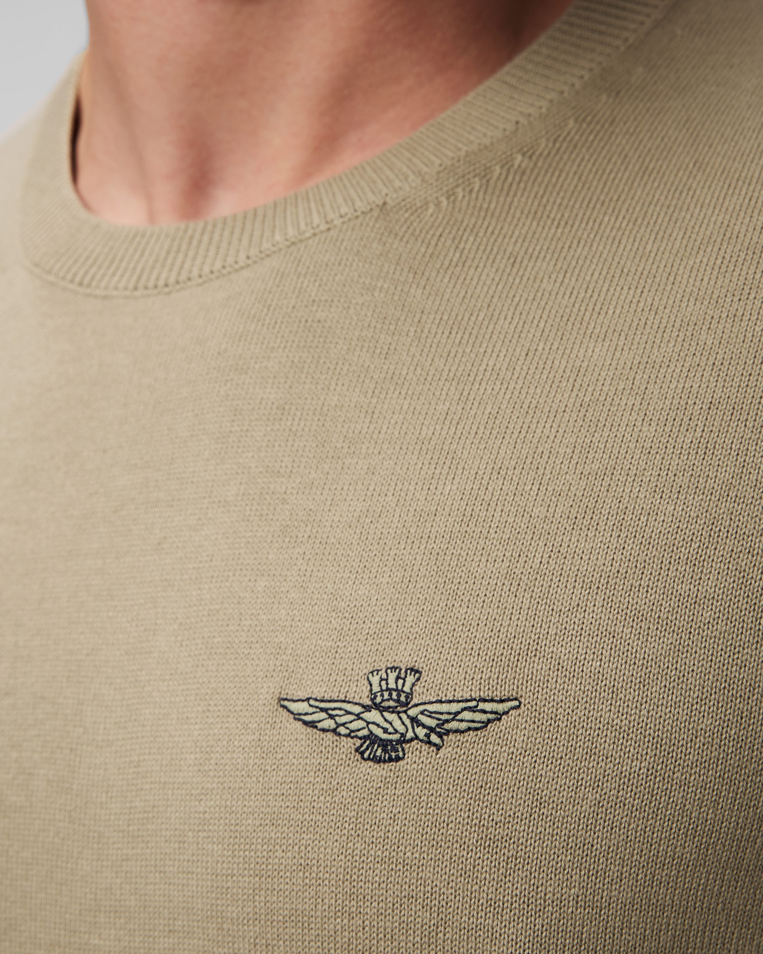 Zelený pánský svetr Aeronautica Militare