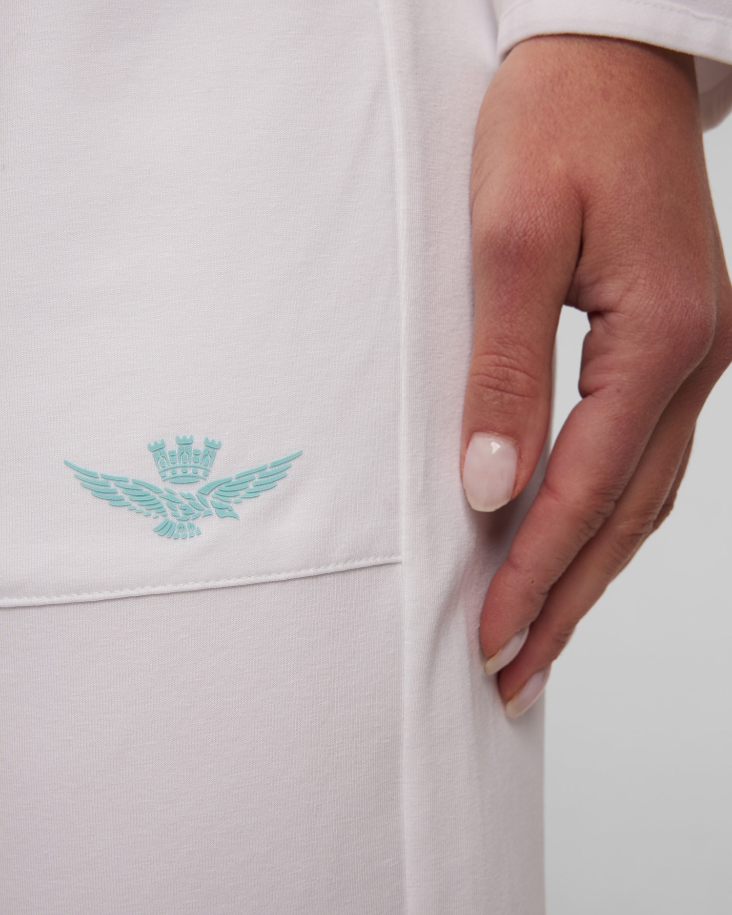 Bílé dámské tepláky Aeronautica Militare