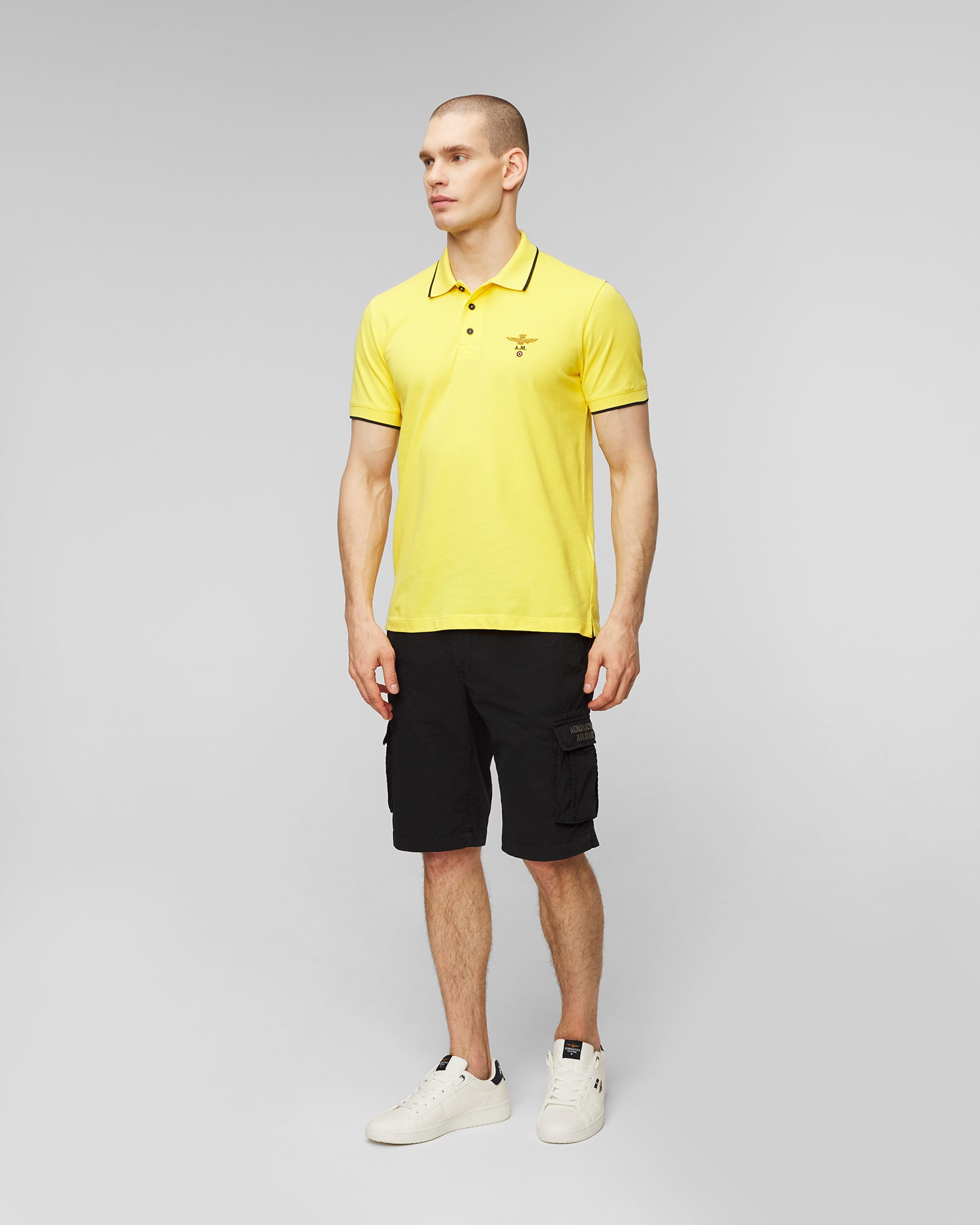 Žlutá pánská polokošile Aeronautica Militare