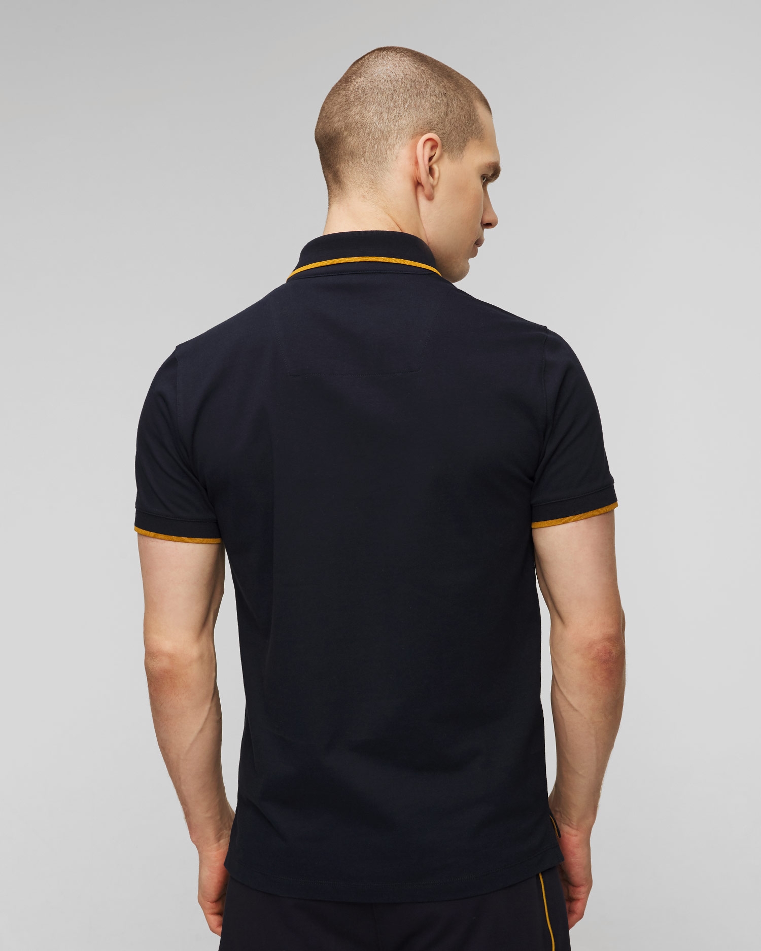 Tmavě modrá pánská polokošile Aeronautica Militare