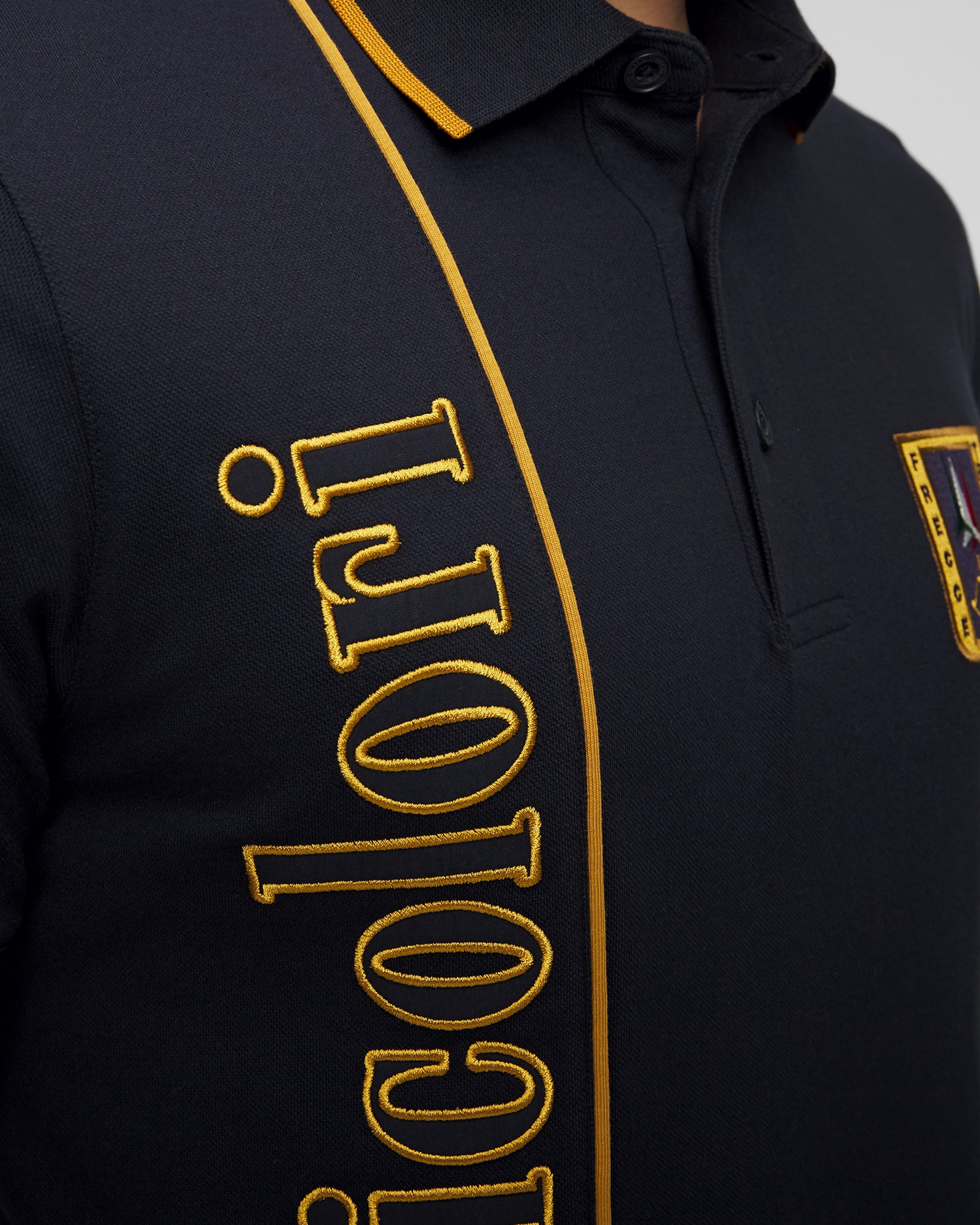 Tmavě modrá pánská polokošile Aeronautica Militare