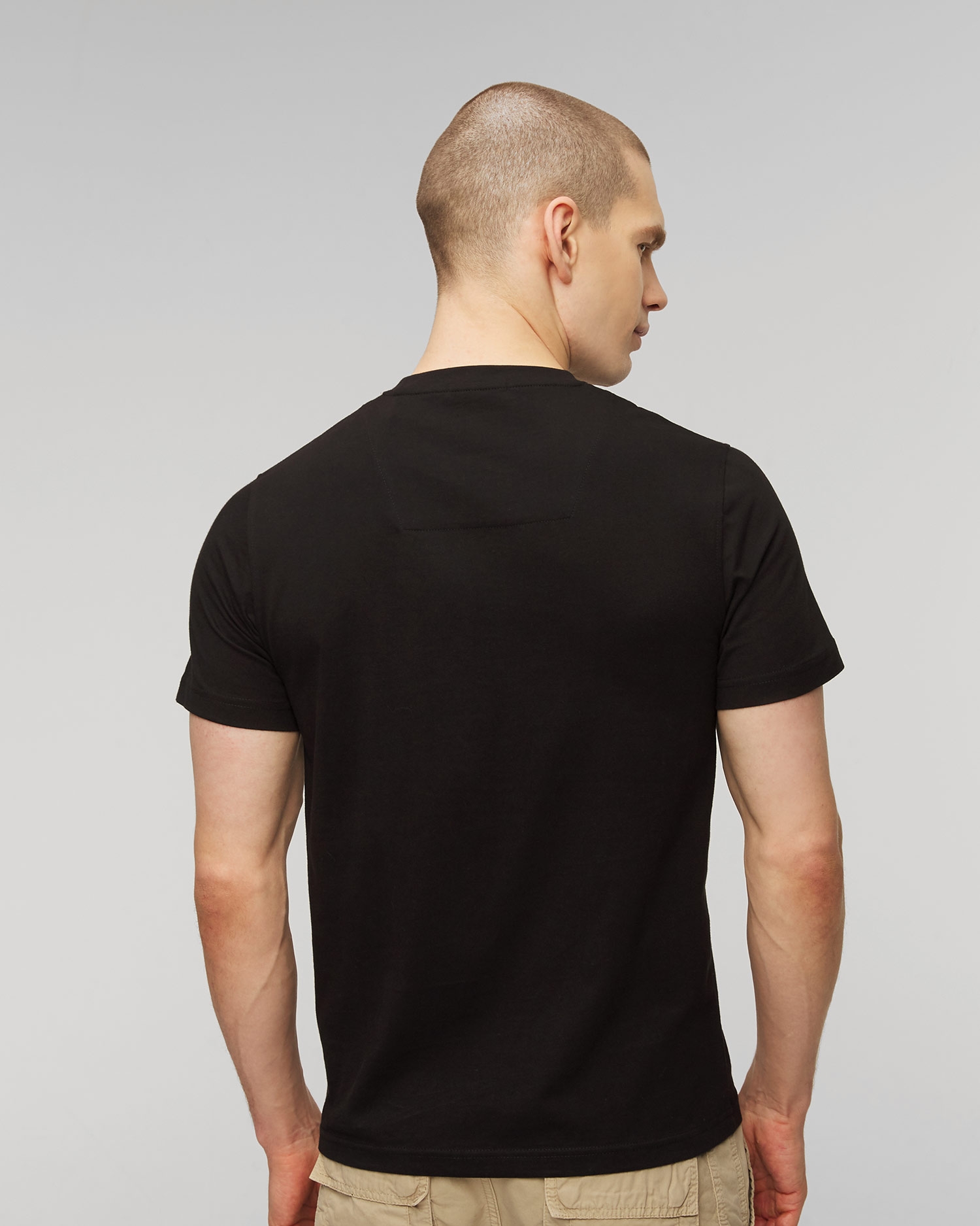 Černé pánské tričko Aeronautica Militare