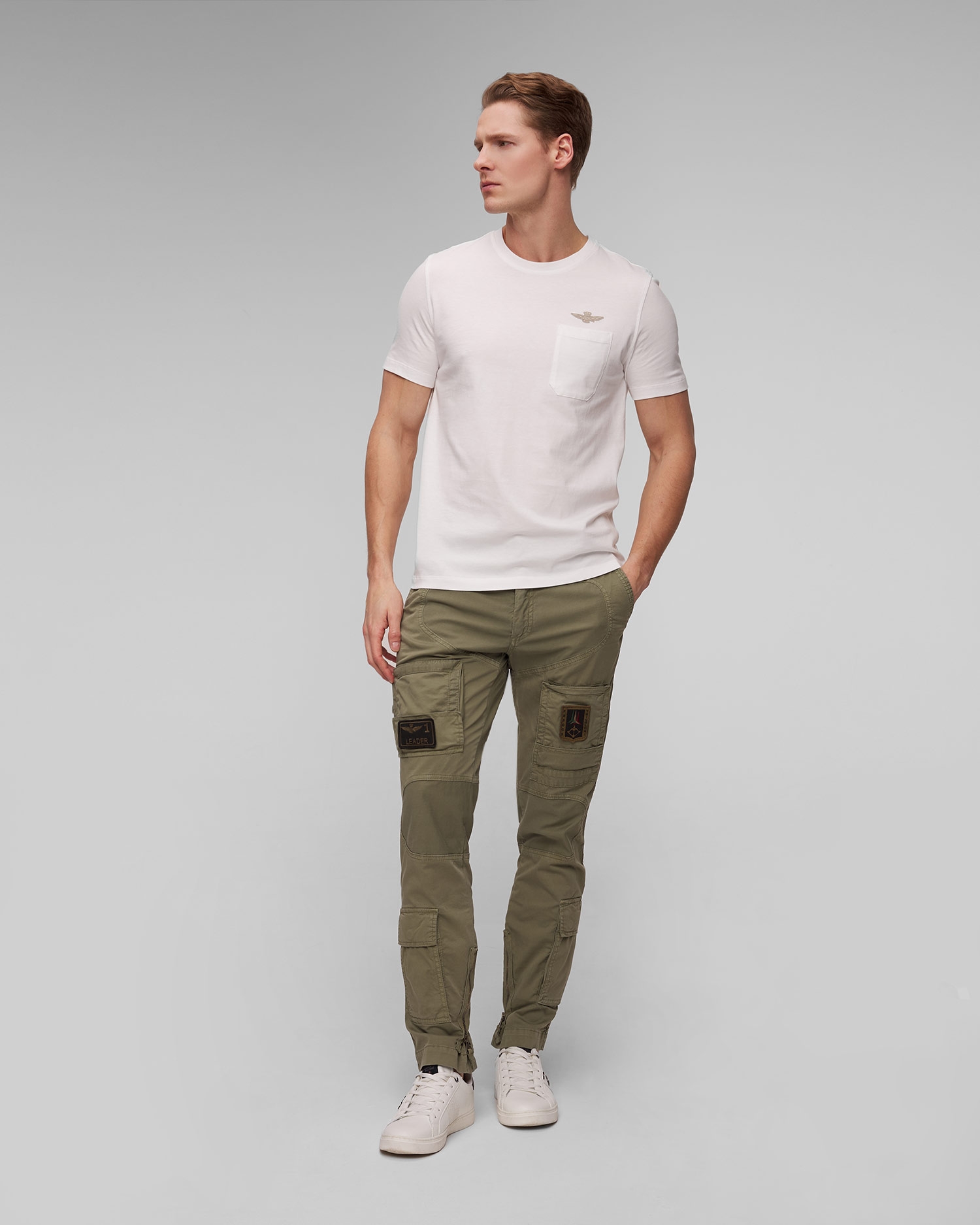 Bílé pánské tričko Aeronautica Militare