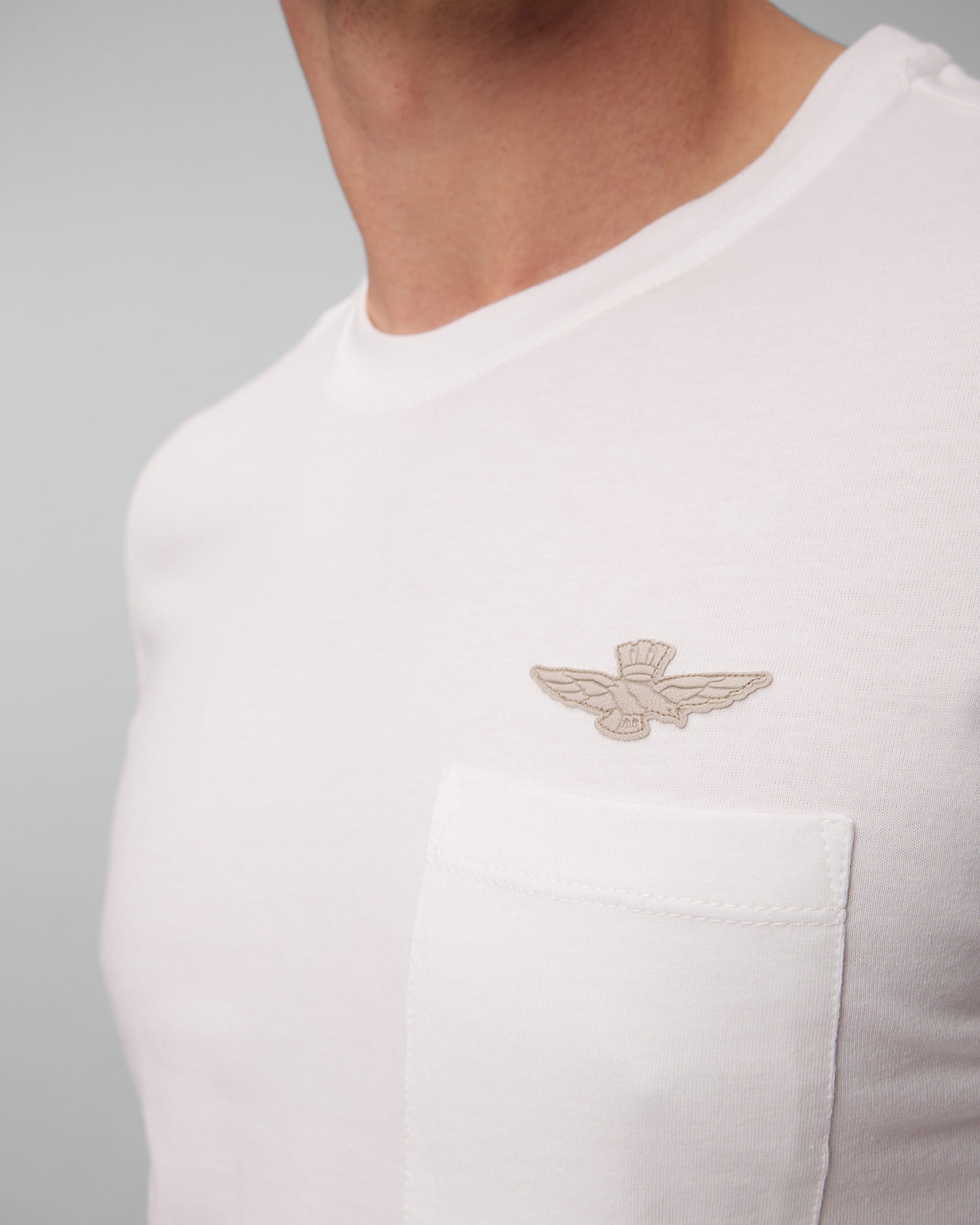 Bílé pánské tričko Aeronautica Militare