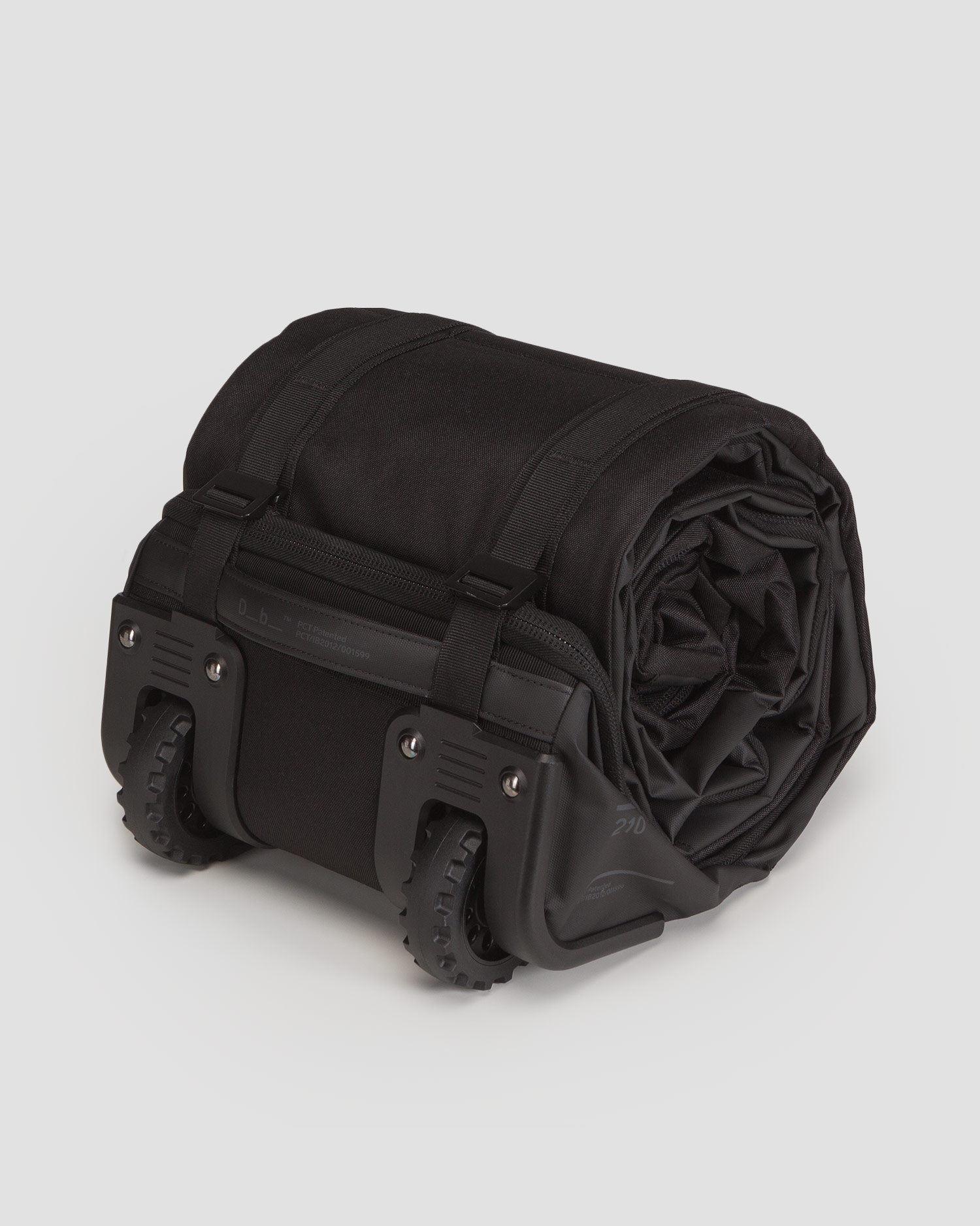 Černý vak na lyže Douchebag Snow Roller Light