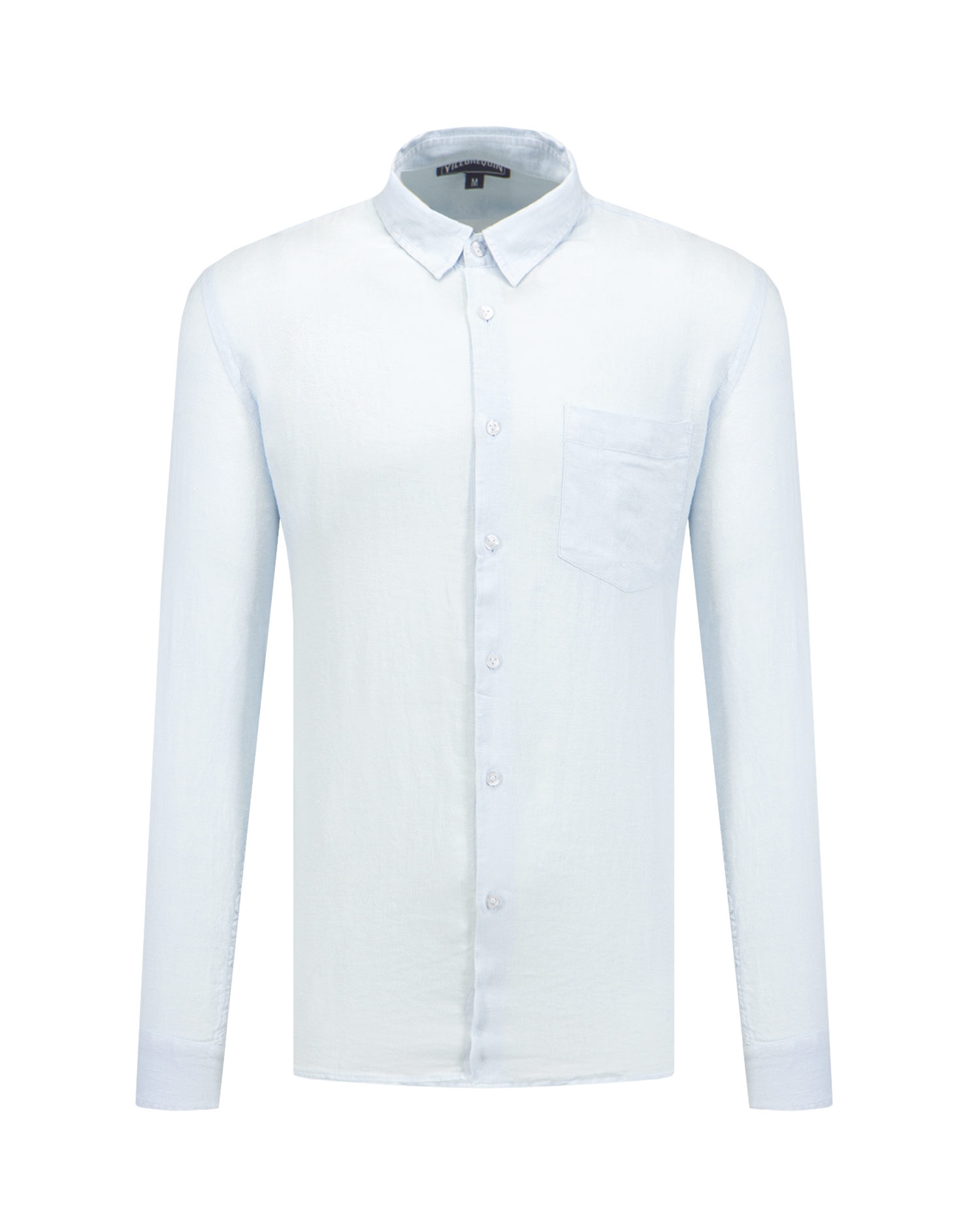 VILEBREQUIN CAROUBIS linen shirt, Color/Pattern: Niebieski