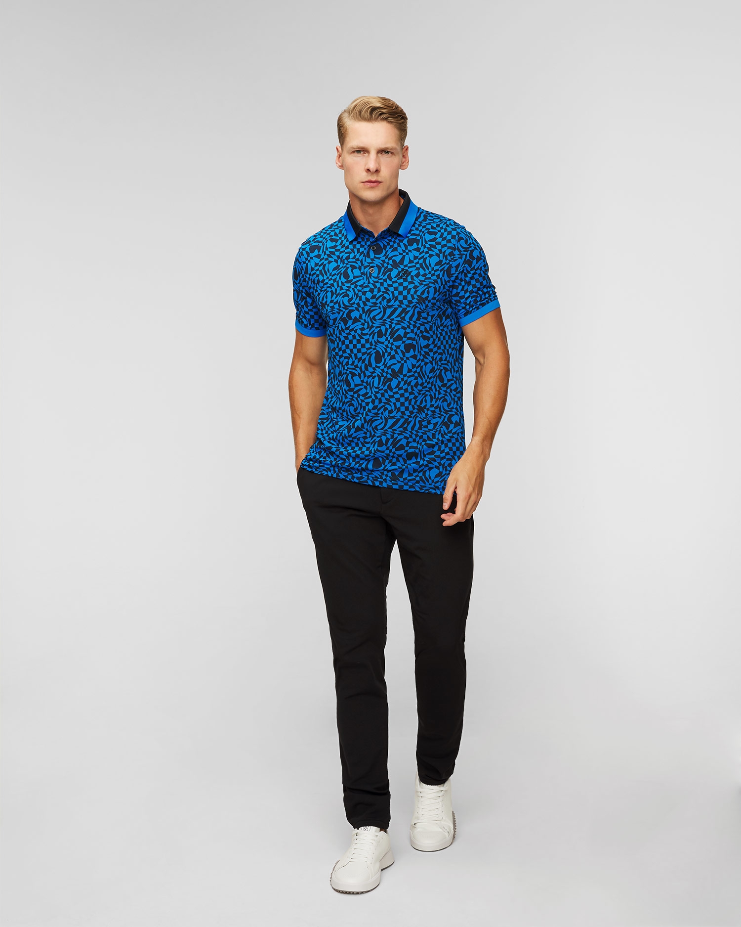 Pánská polokošile G/Fore Mini Stars Ribcollar Tech