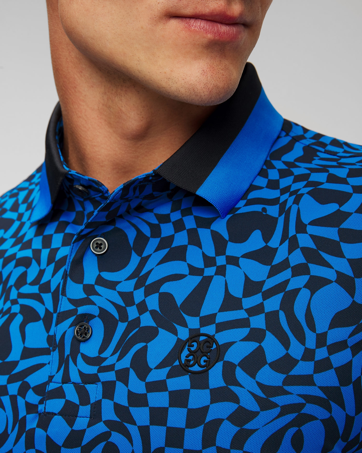 Pánská polokošile G/Fore Mini Stars Ribcollar Tech