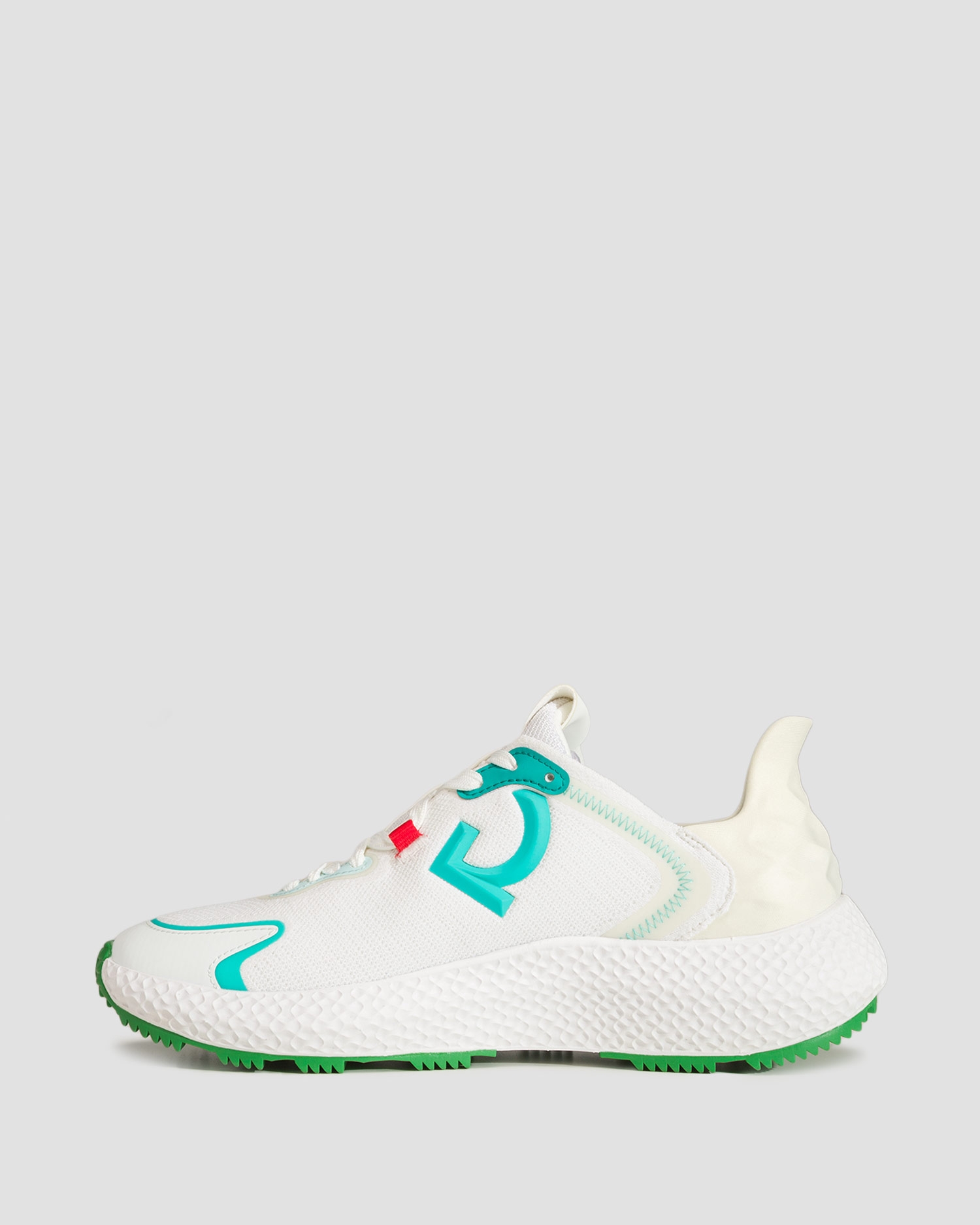 Dámské golfové boty G/Fore Quarter G Mg4x2 Hybrid Golf Cross Trainer v Bílém a Tyrkysovém Barevném Odstínu