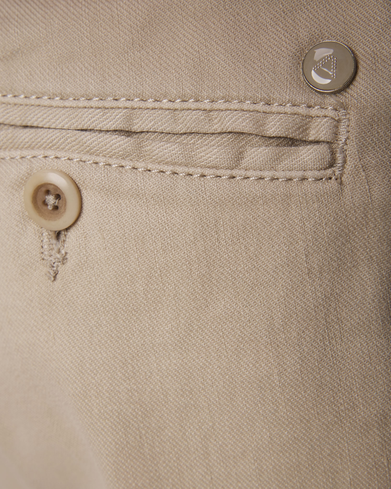 Béžové pánské lněné kalhoty Alberto Jump-Linen Twill