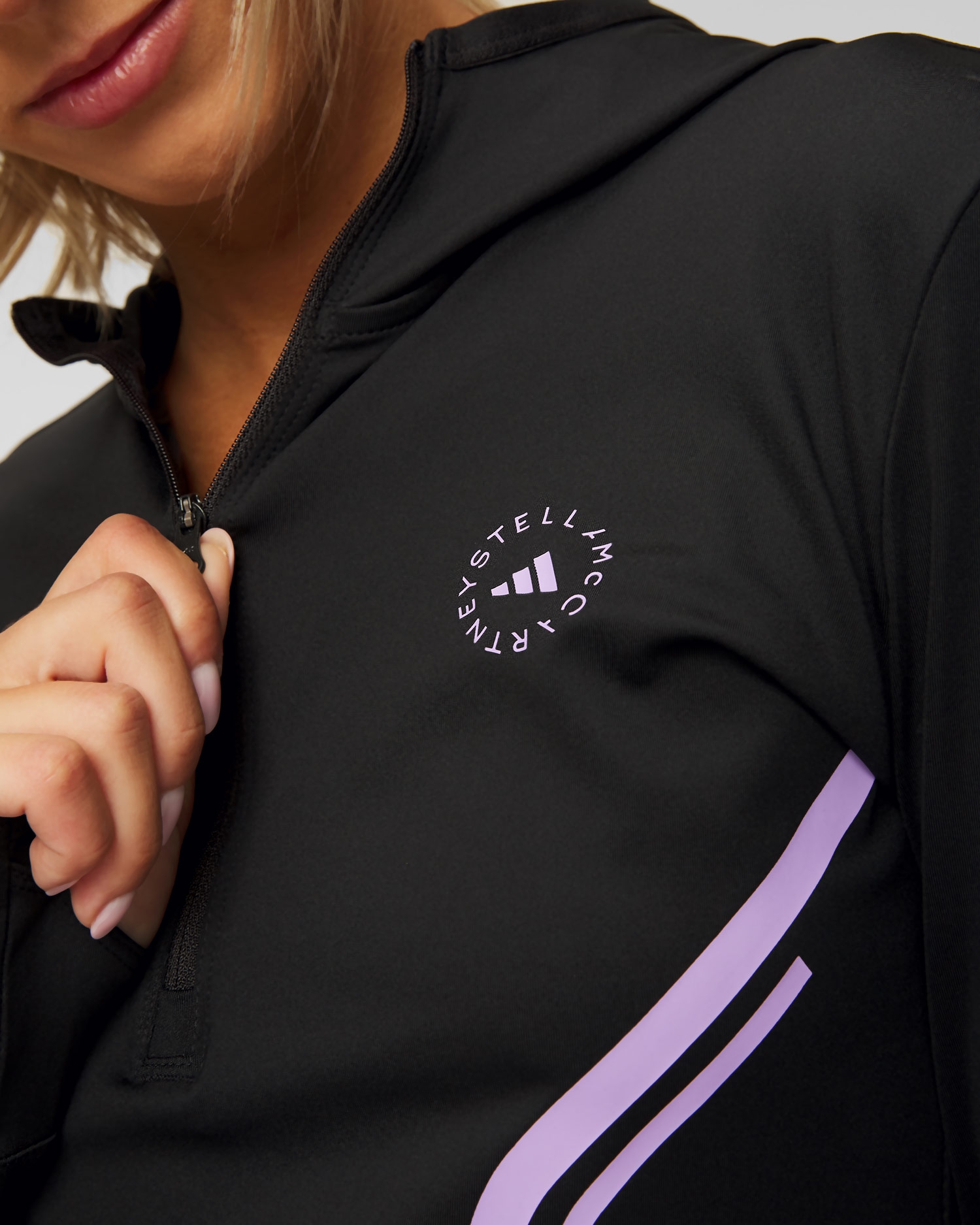 Mikina s kapucou Adidas by Stella McCartney Tpa Ls