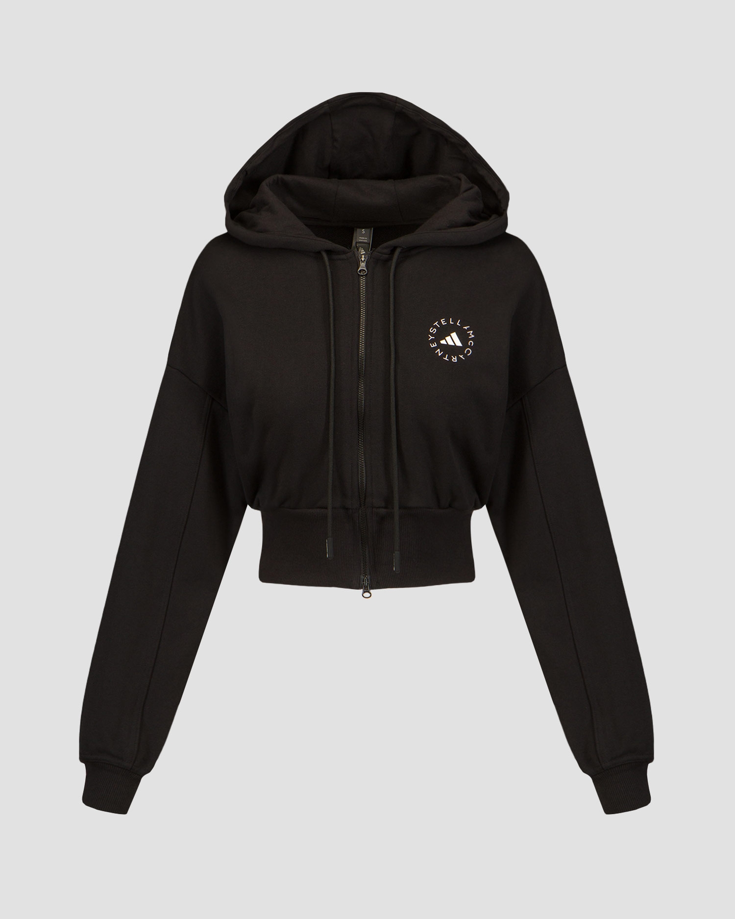 Dámská černá mikina Adidas by Stella McCartney ASMC Crop Hoodie