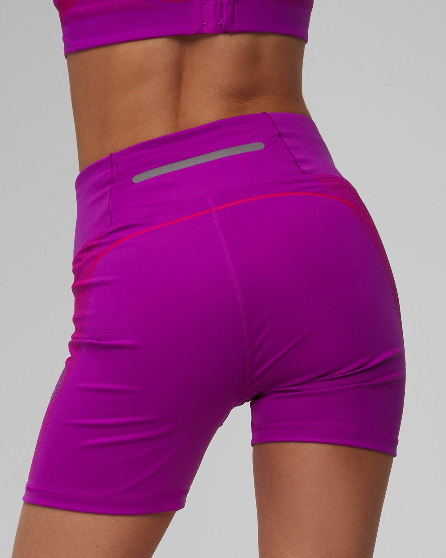 Fialové dámské legíny značky Adidas by Stella McCartney ASMC Truepace