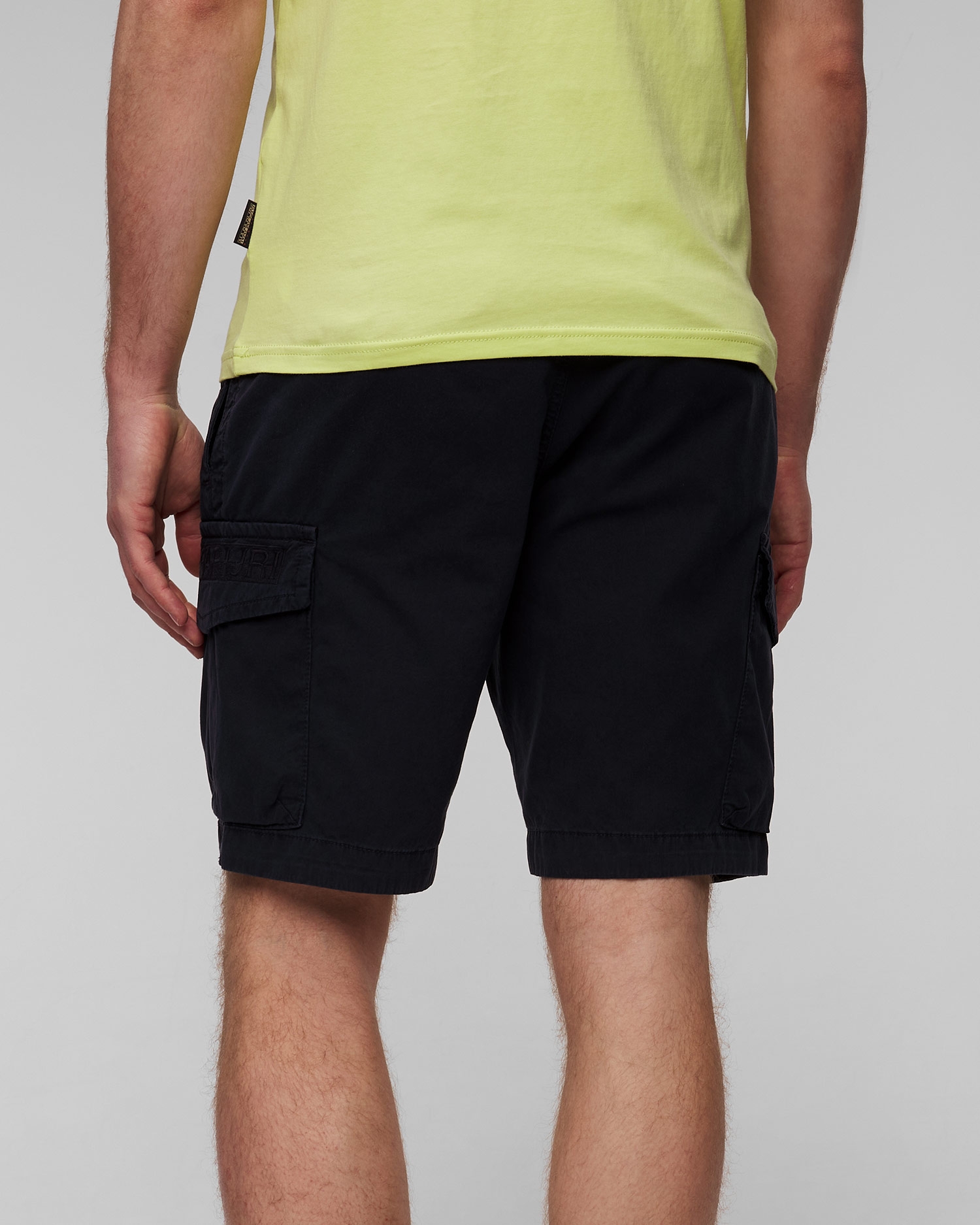 Tmavě modré pánské šortky Napapijri N-Deline