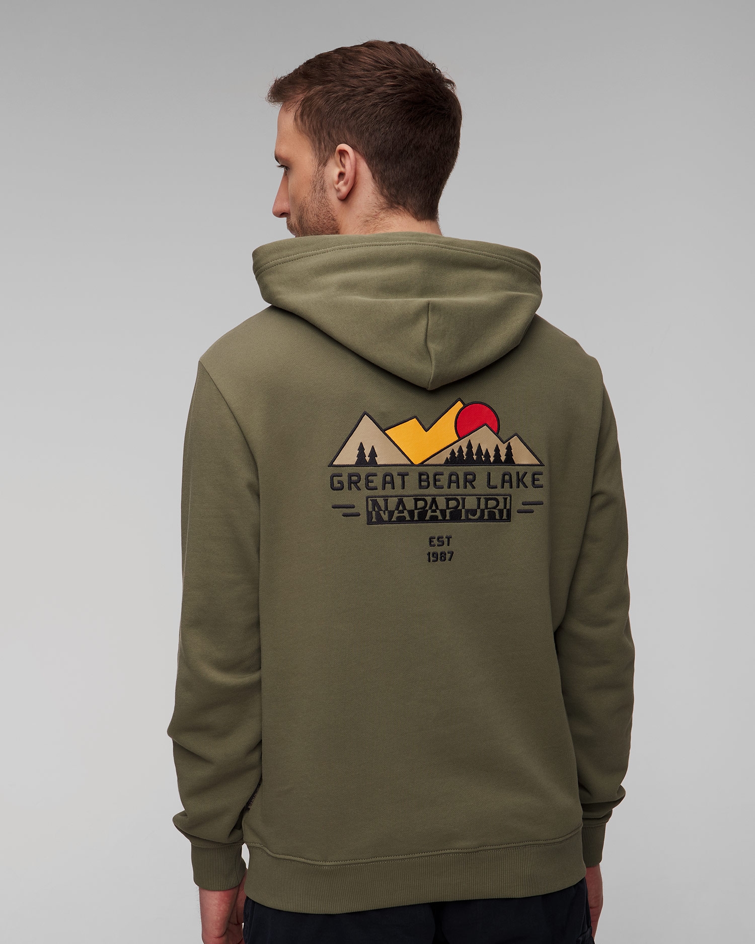 Pánská zelená mikina Napapijri B-Boyd H
