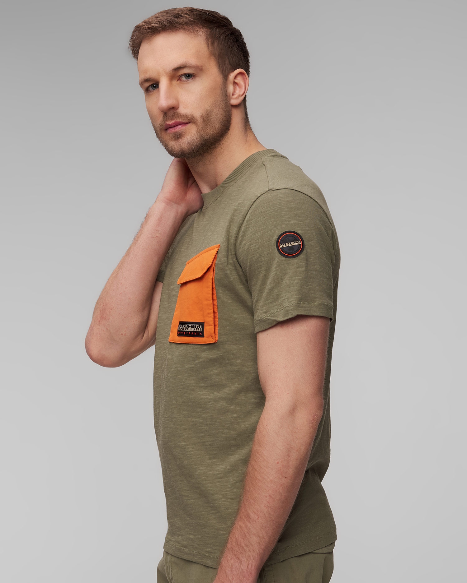 Zelené pánské tričko Napapijri S-Tepees