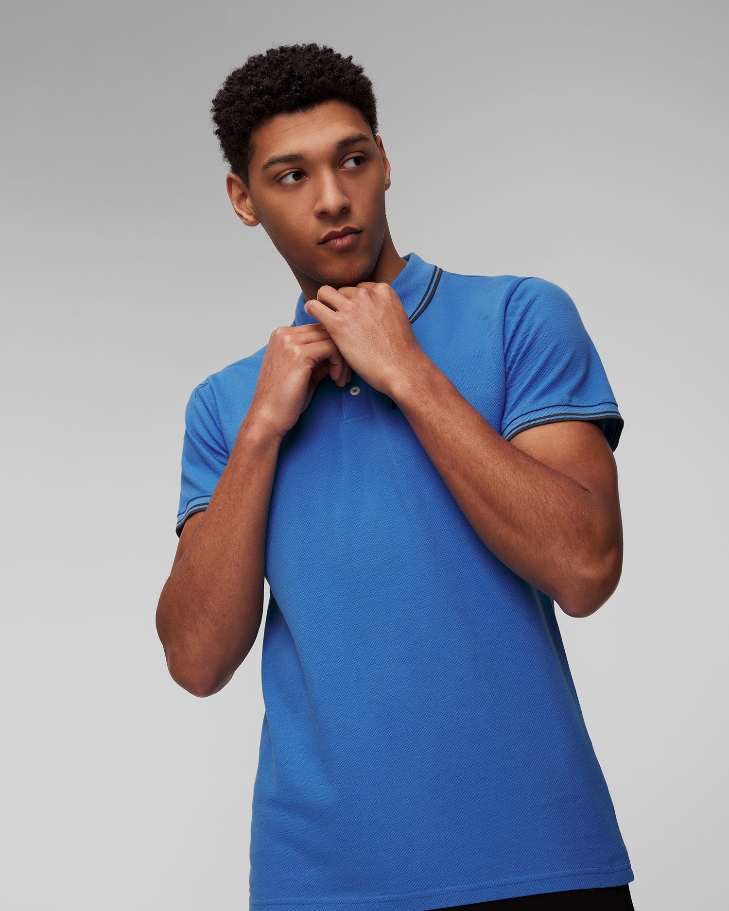 Modrá pánská polokošile Helly Hansen Genova Polo