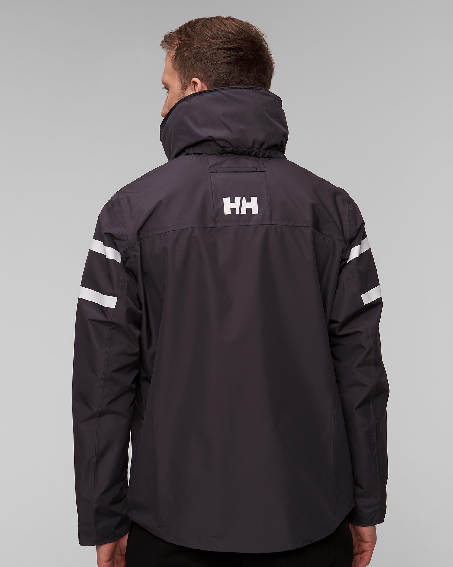 Šedá pánská jachtařská bunda Helly Hansen Salt Inshore Jacket