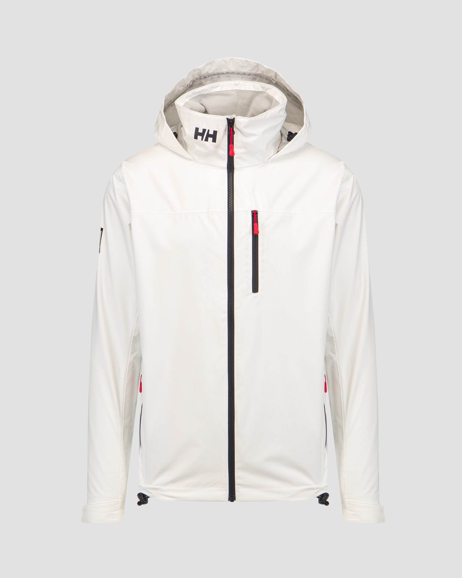 Bílá pánská jachtařská bunda Helly Hansen Crew Hooded Jacket 2.0