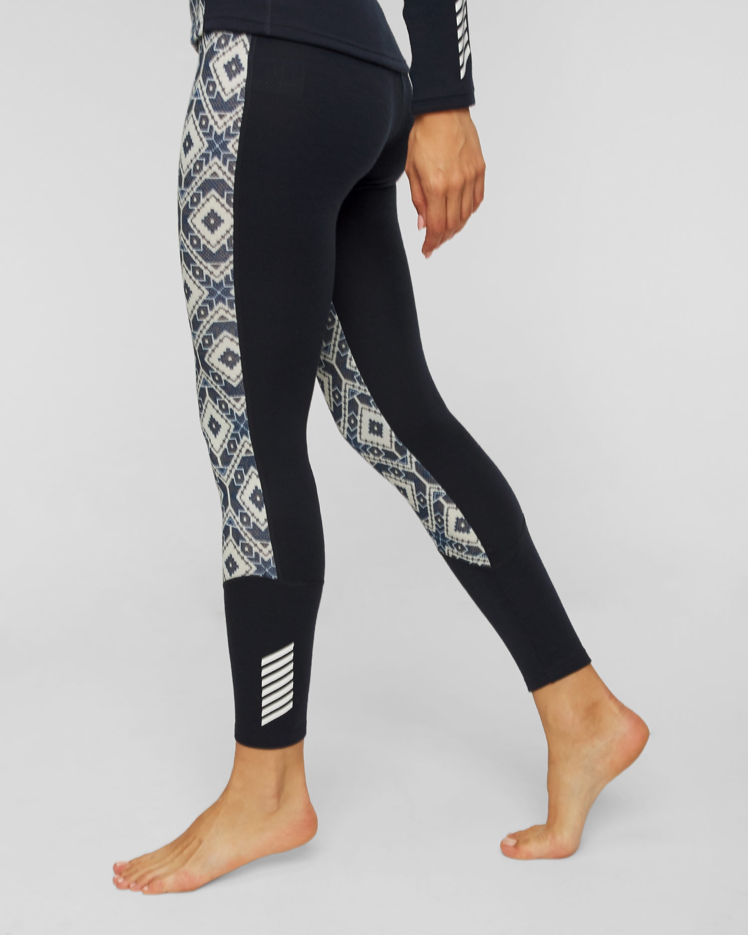 Leginsy termoaktywne damskie Helly Hansen W Lifa Merino Midweight Graphic Pant