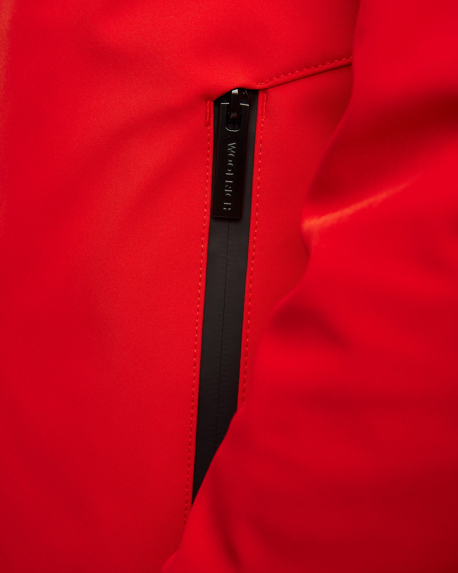 Czerwona kurtka męska Woolrich Pacific Soft Shell Jacket