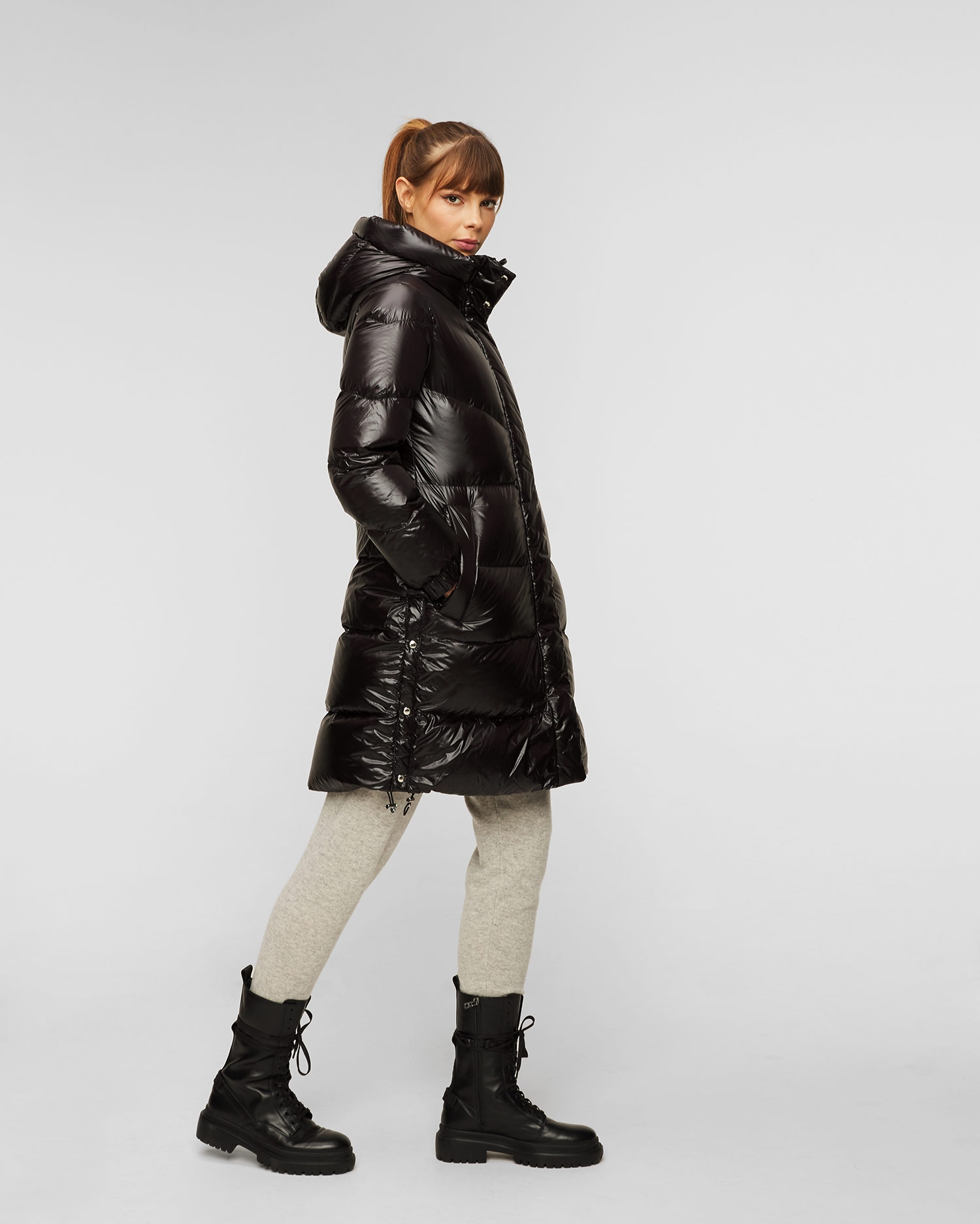 Płaszcz puchowy damski Woolrich Aliquippa Long Puffer Jacket