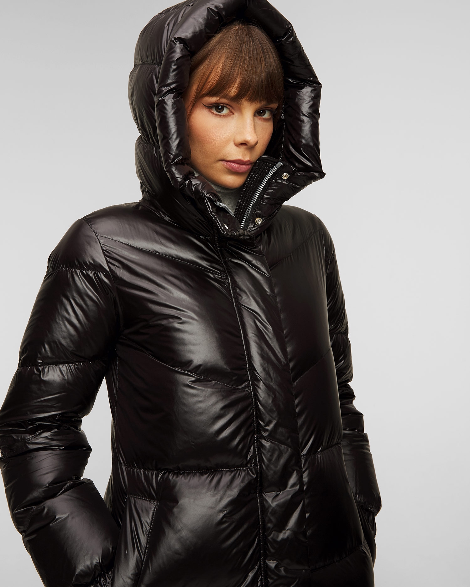 Płaszcz puchowy damski Woolrich Aliquippa Long Puffer Jacket