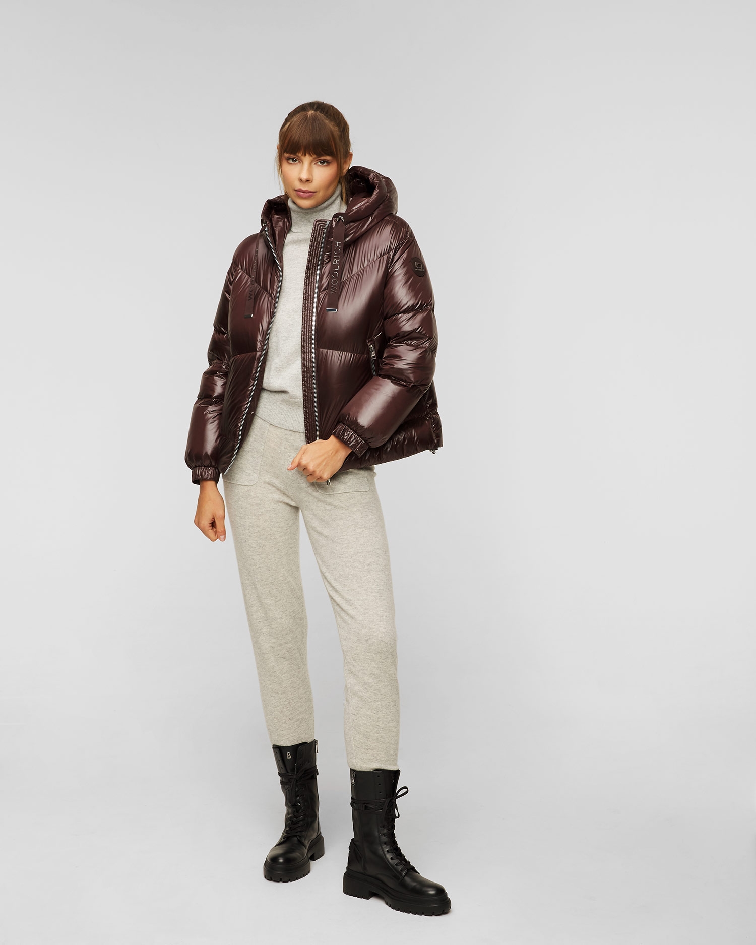 Kurtka puchowa damska Woolrich Aliquippa Short Puffer Jacket