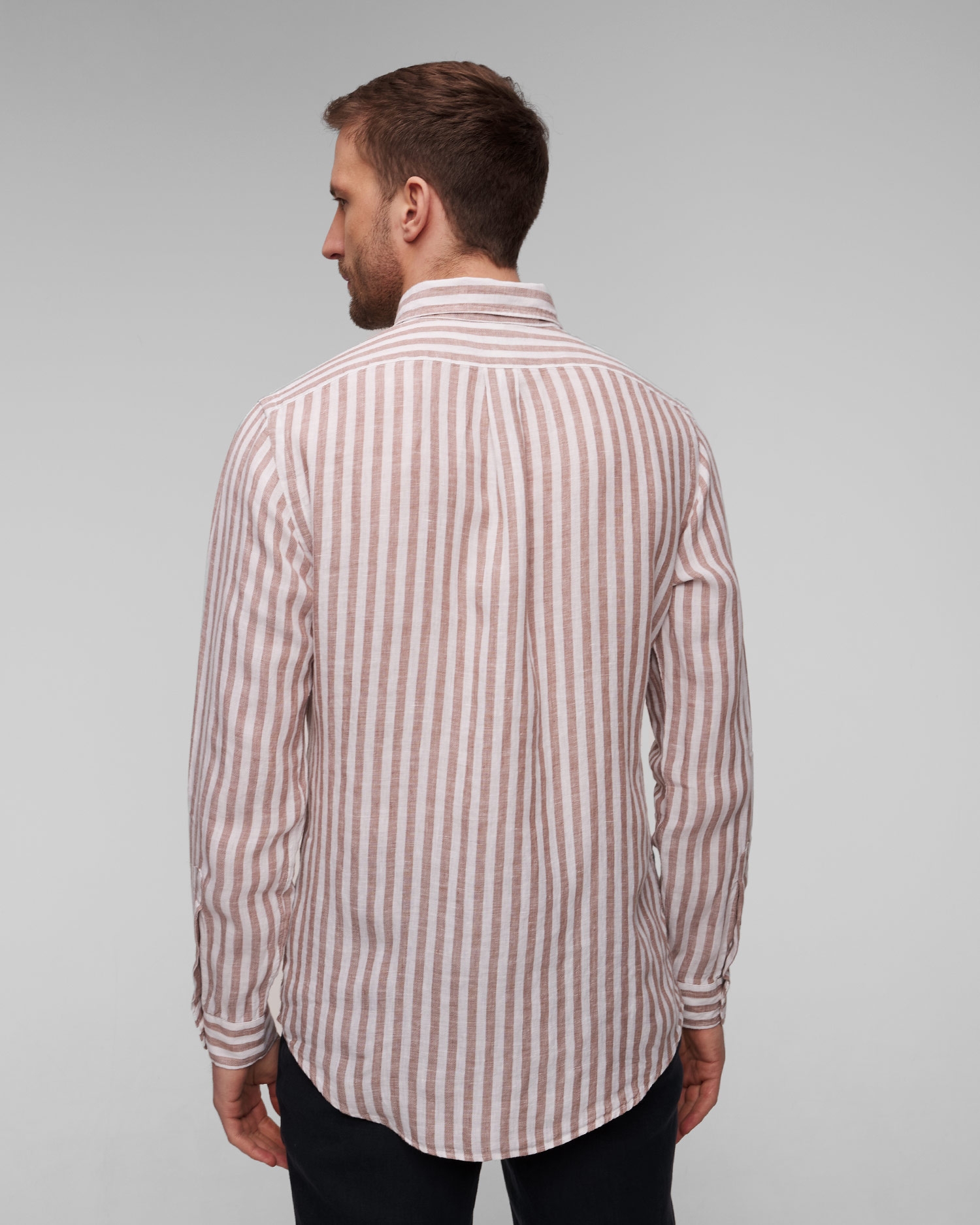 Lněná pánská košile Polo Ralph Lauren