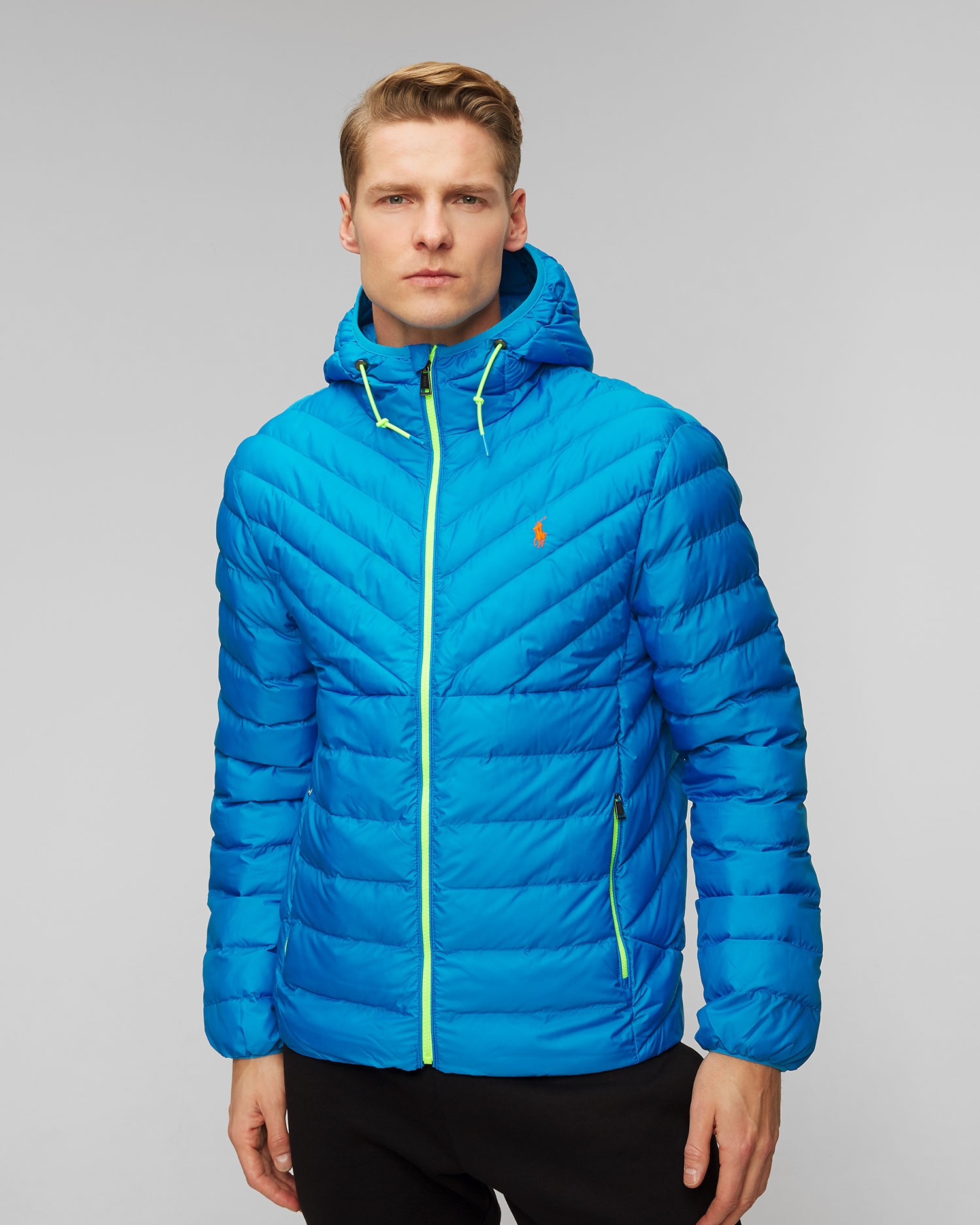 Niebieska kurtka męska Polo Ralph Lauren