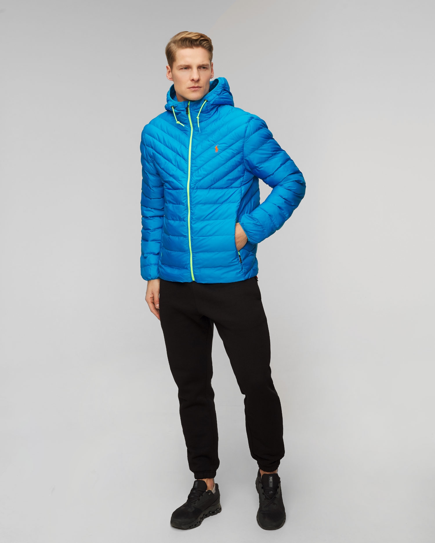 Niebieska kurtka męska Polo Ralph Lauren