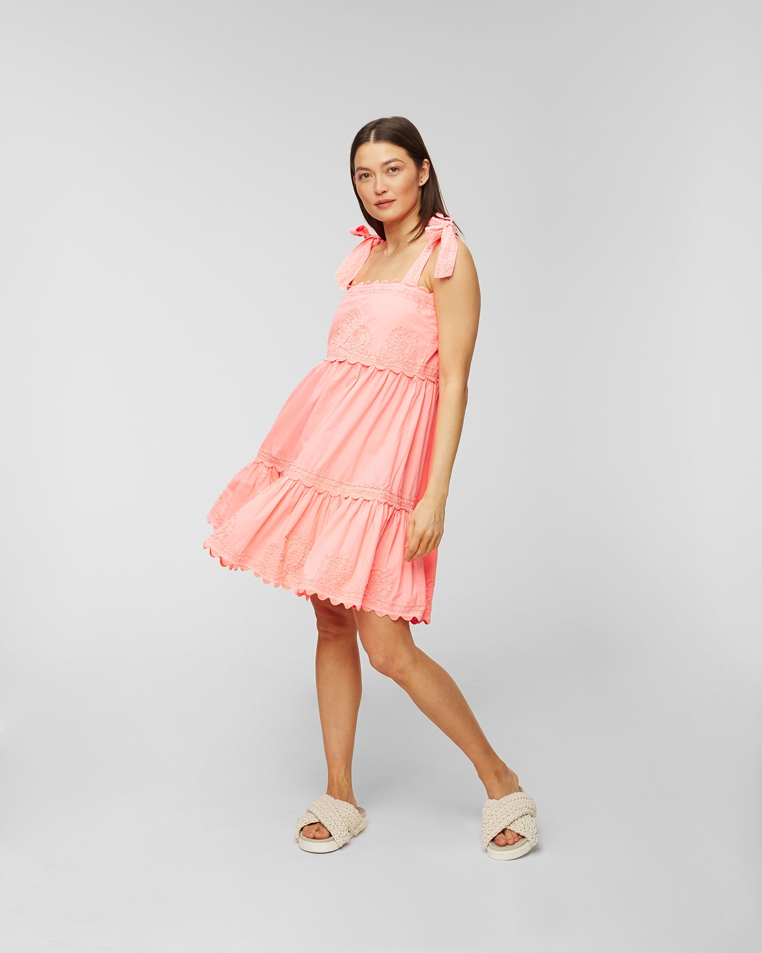 Sukienka Juliet Dunn Neon Poplin Sundress