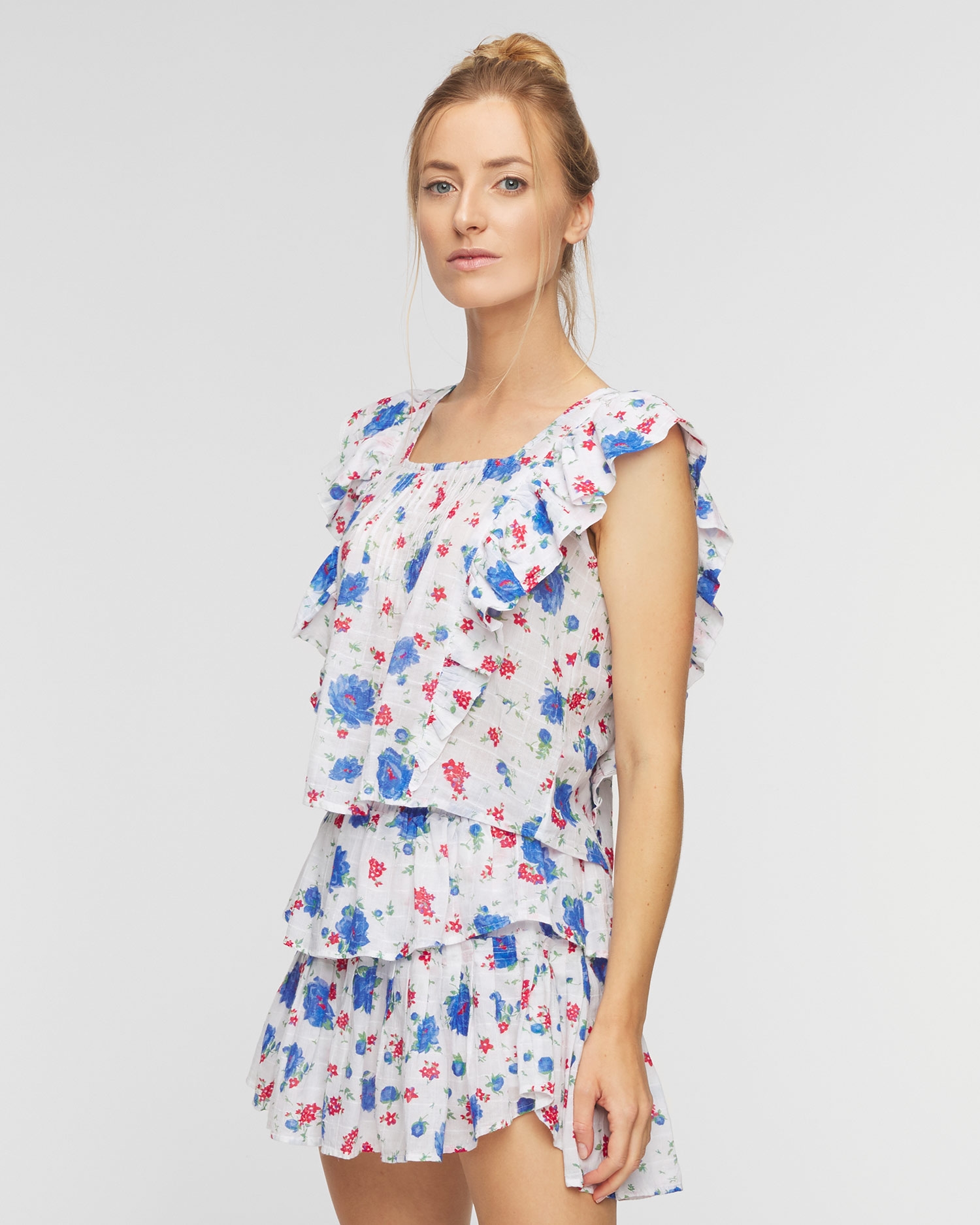 Sukně LoveShackFancy RUFFLE