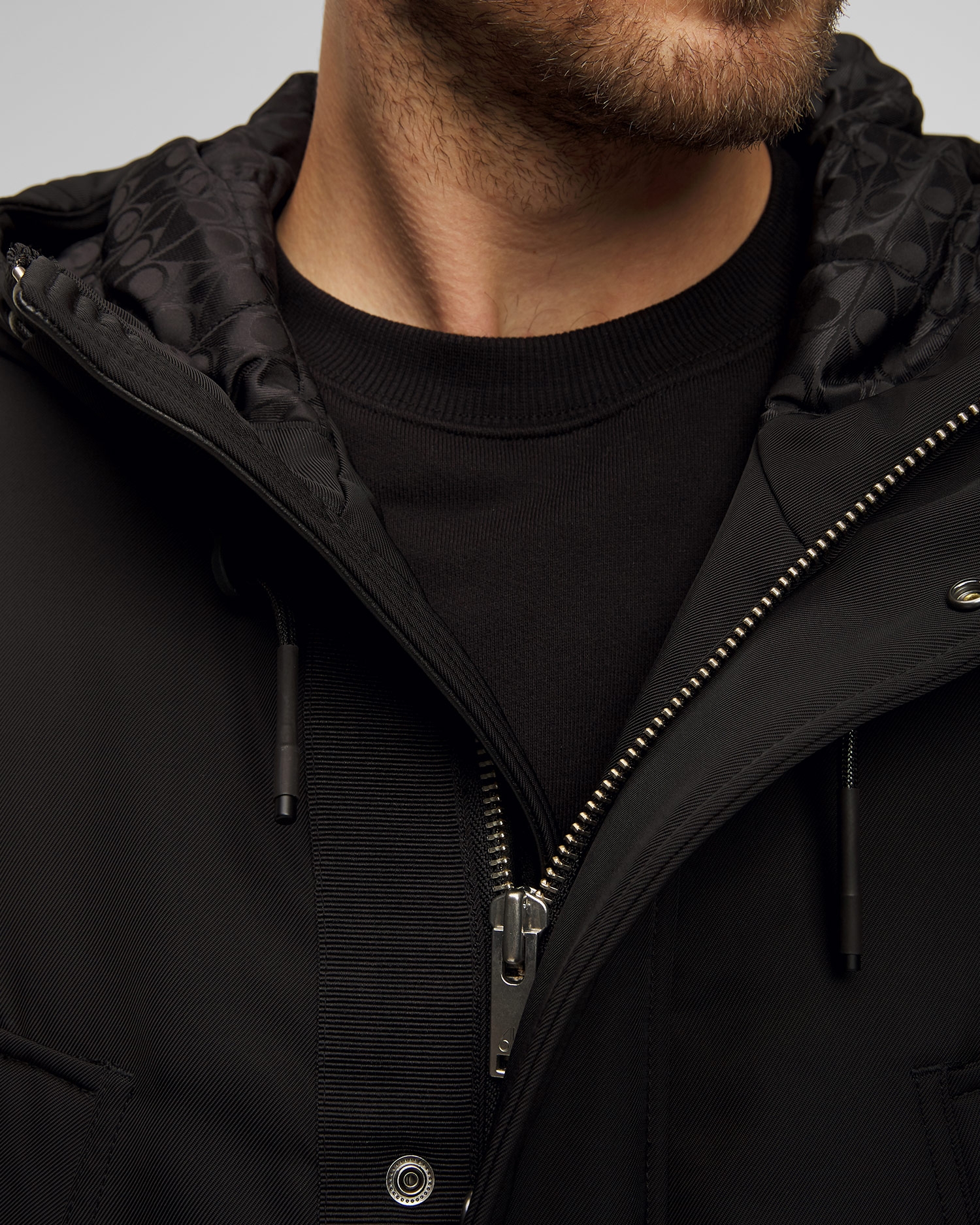 Černá pánská bunda Moose Knuckles Garson Anorak