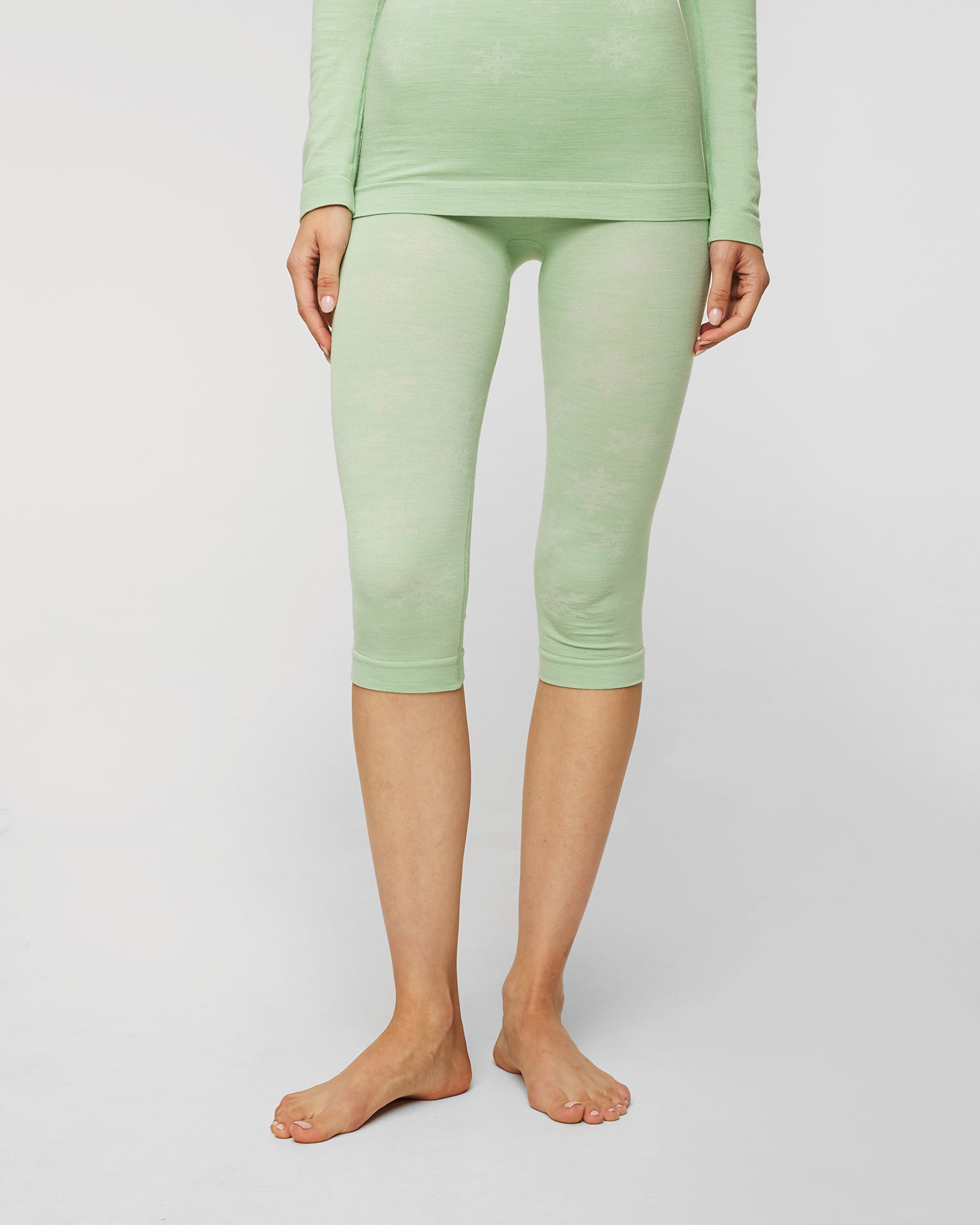 Dámské termo legíny Falke 3/4 Wool-Tech