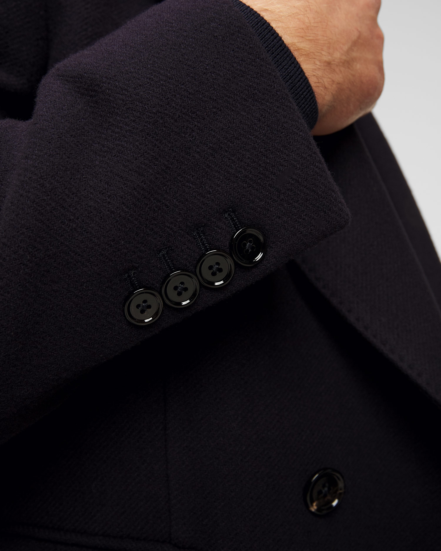 Tmavě modré vlněné pánské sako Dondup Blazer