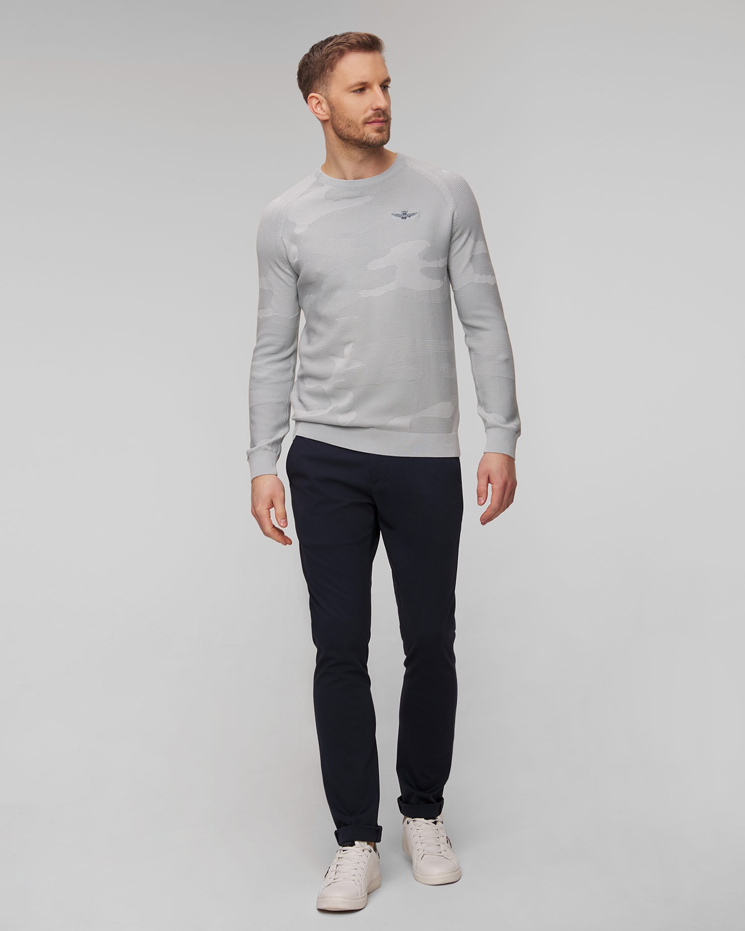 Tmavě modré pánské kalhoty Dondup