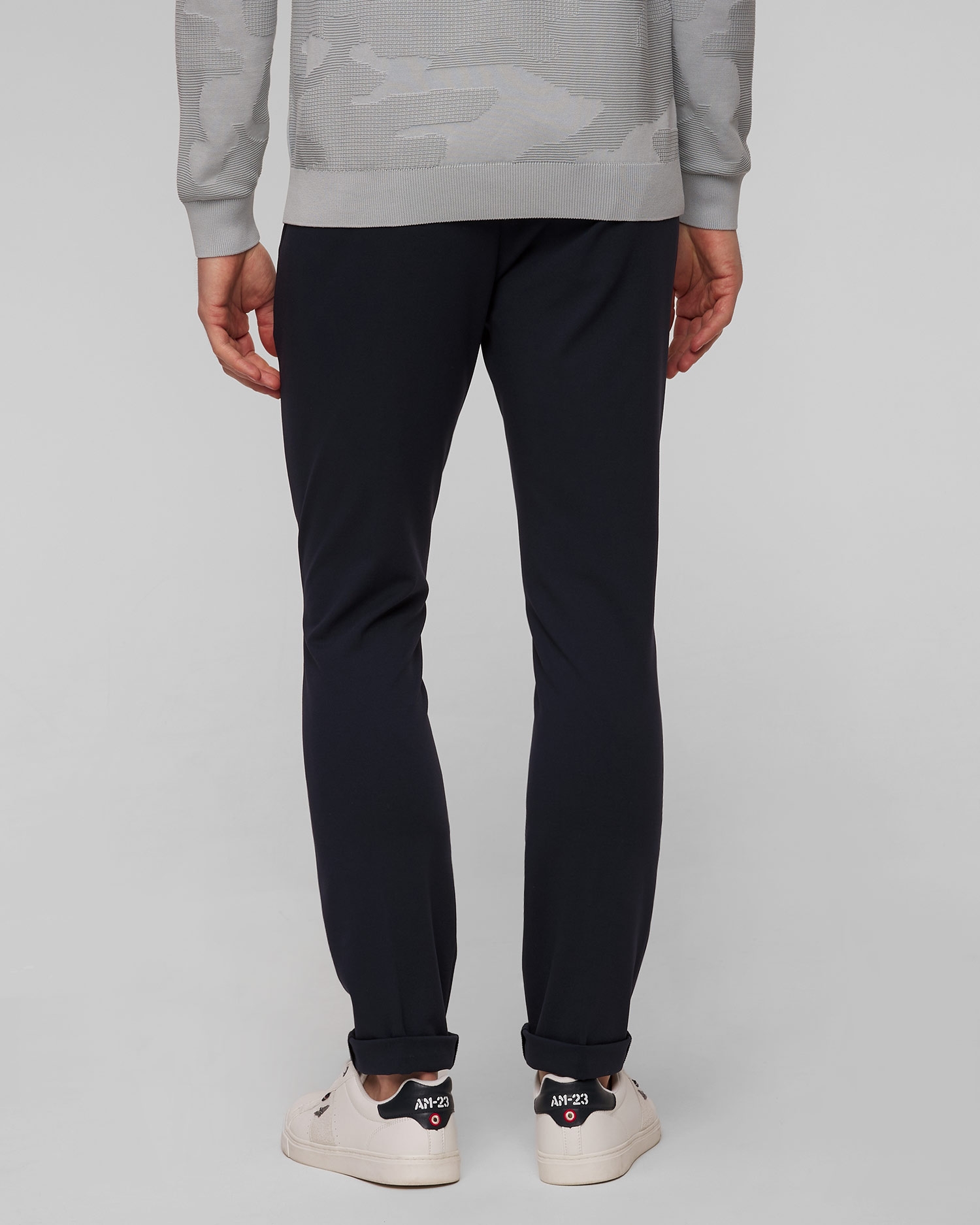 Tmavě modré pánské kalhoty Dondup