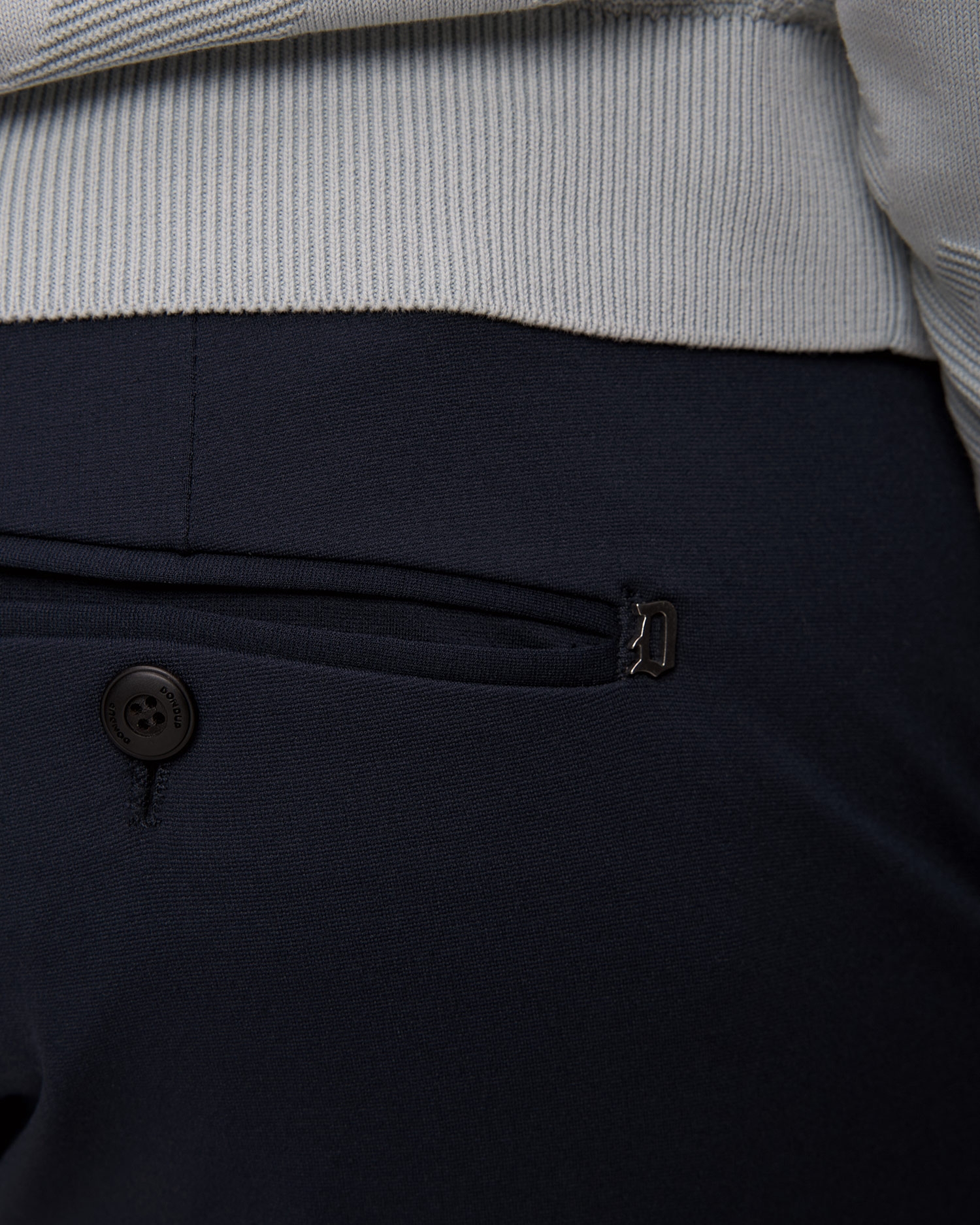 Tmavě modré pánské kalhoty Dondup