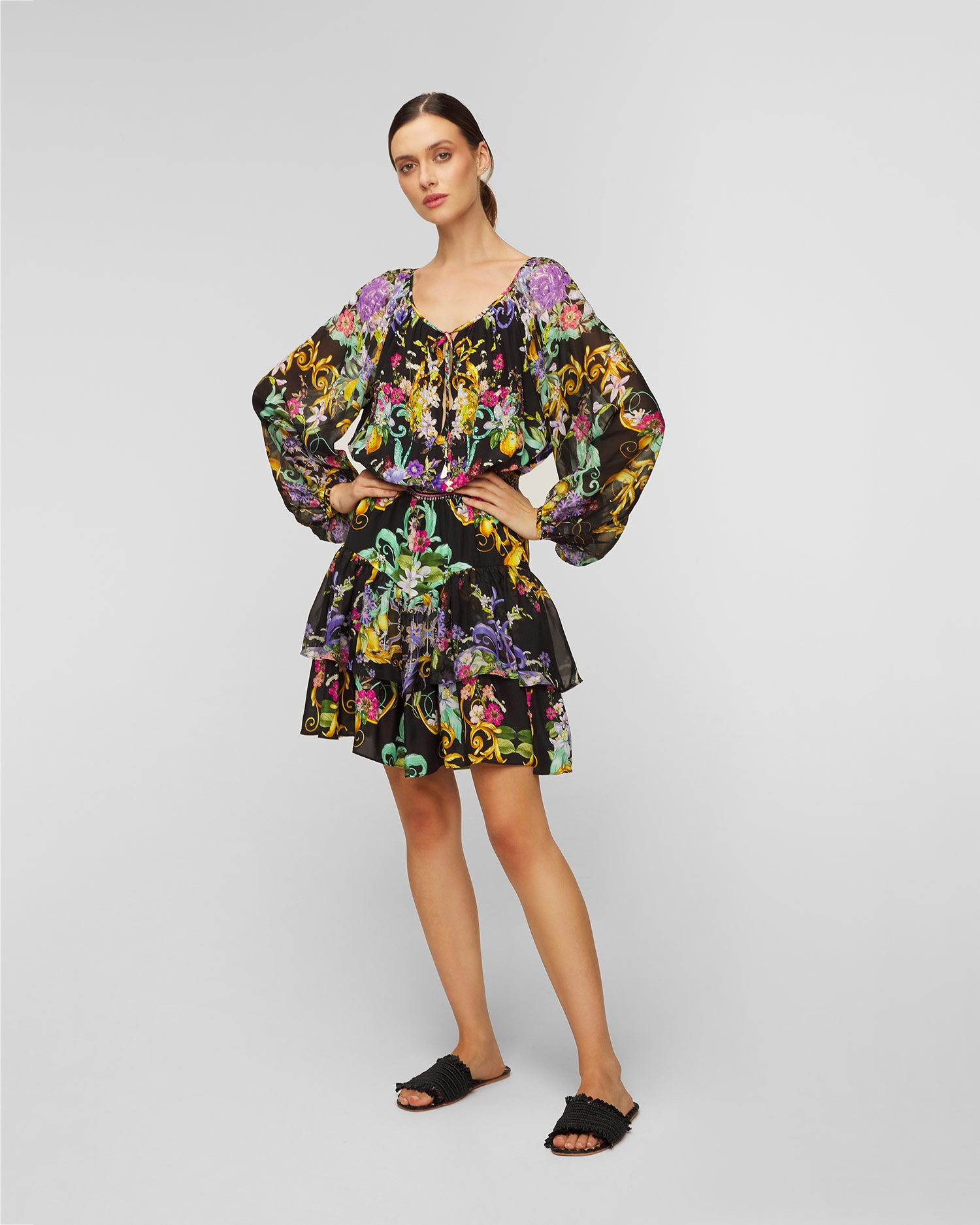 Hedvábné šaty Camilla