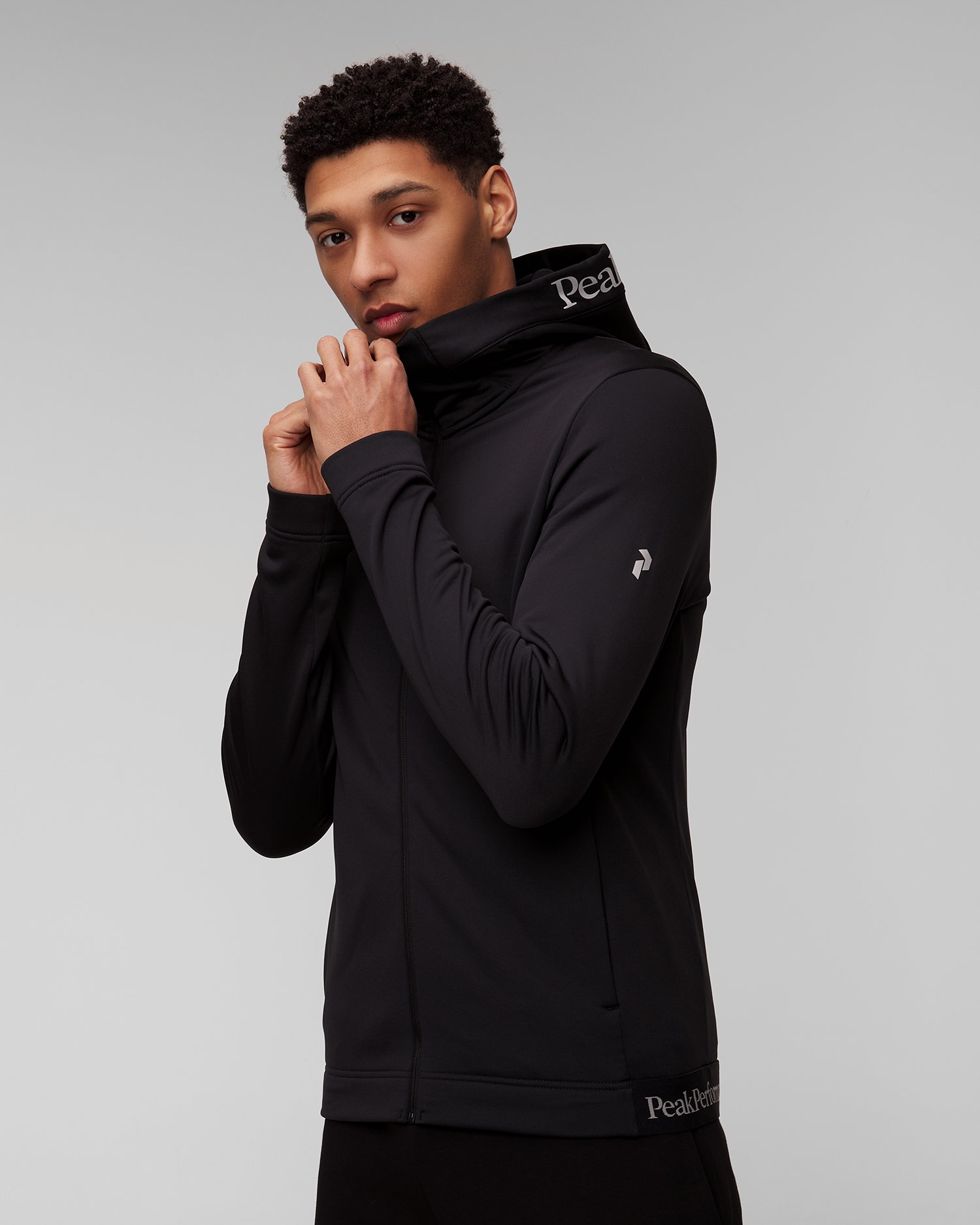 Pánská mikina s kapucou Peak Performance Rider Tech Zip