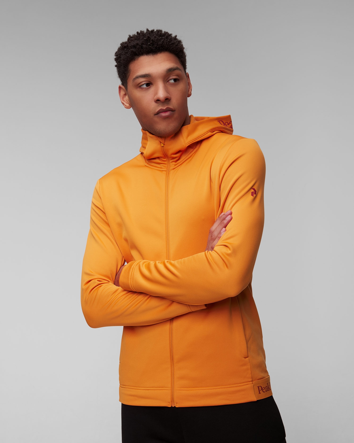 Pánská mikina s kapucou Peak Performance Rider Tech Zip