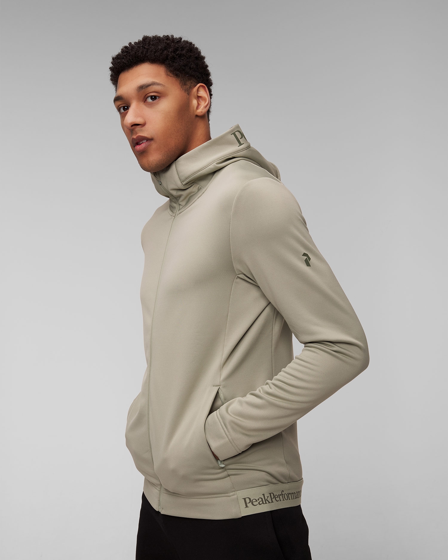 Pánská mikina s kapucou Peak Performance Rider Tech Zip