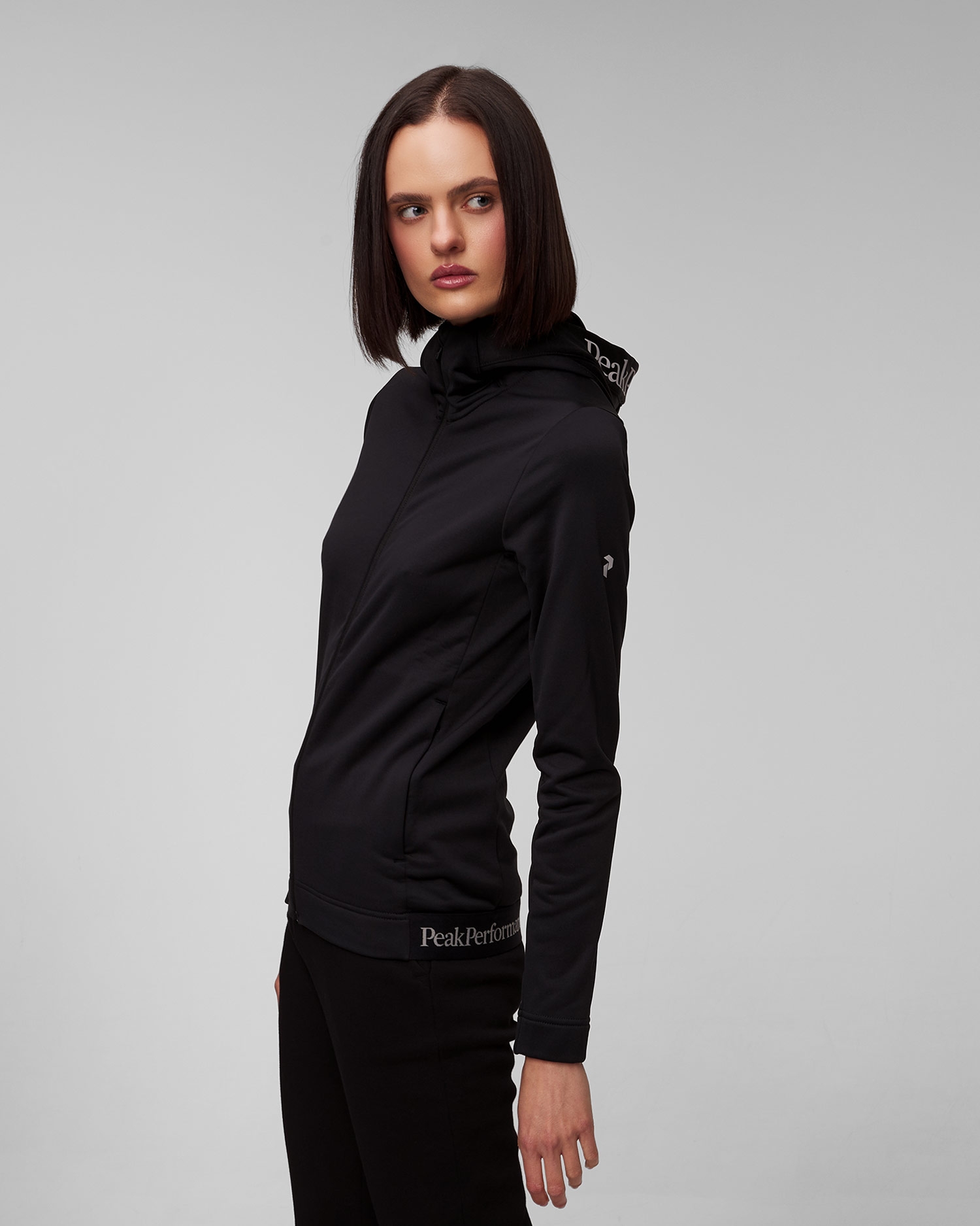 Dámská mikina s kapucou Peak Performance Rider Tech Zip