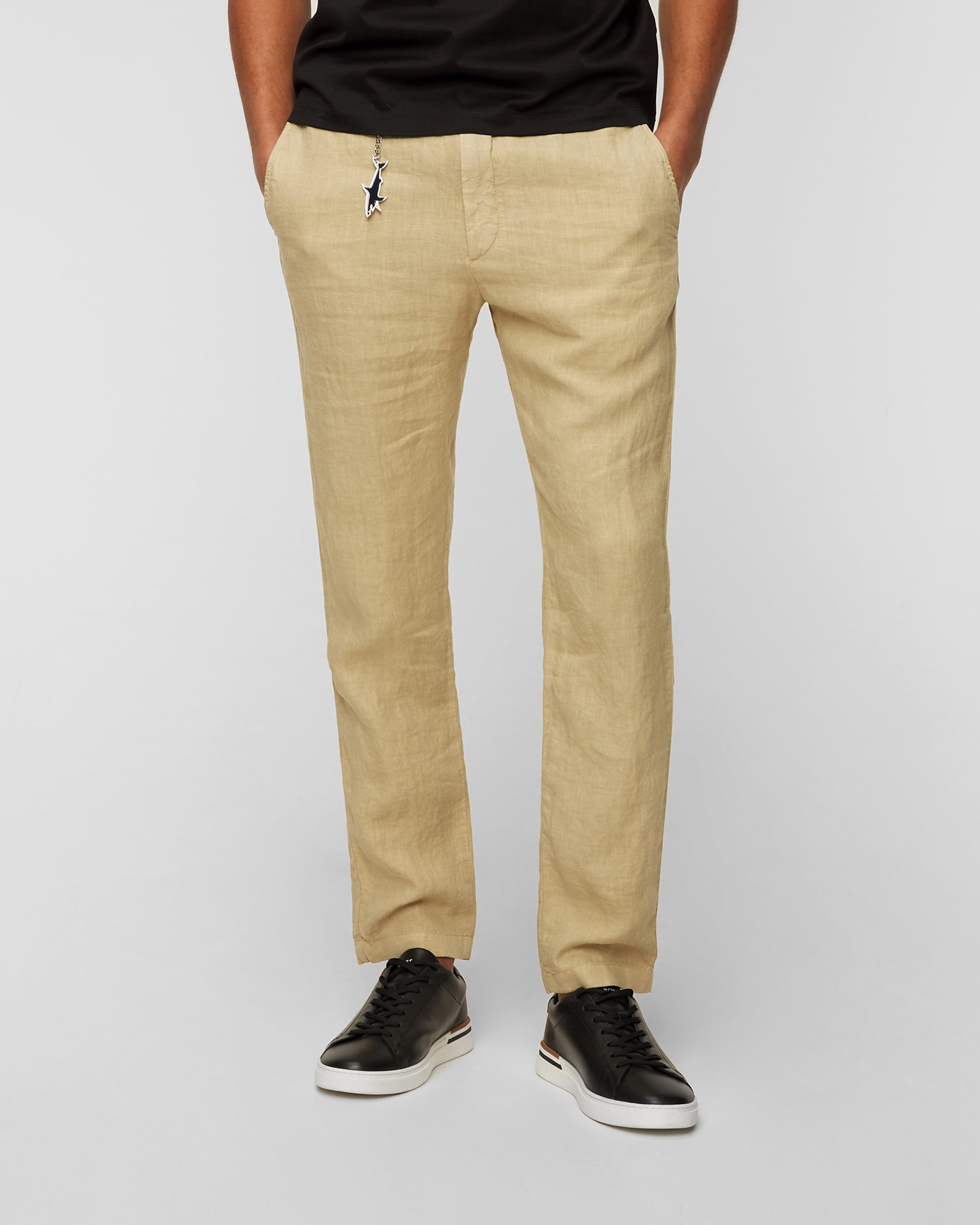 Lněné kalhoty Paul&Shark